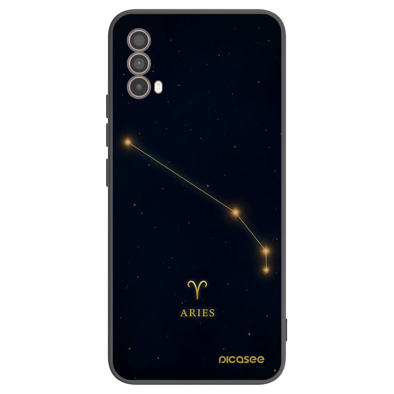 Picasee silikonski črni ovitek za Motorola Moto E40 - ARIES