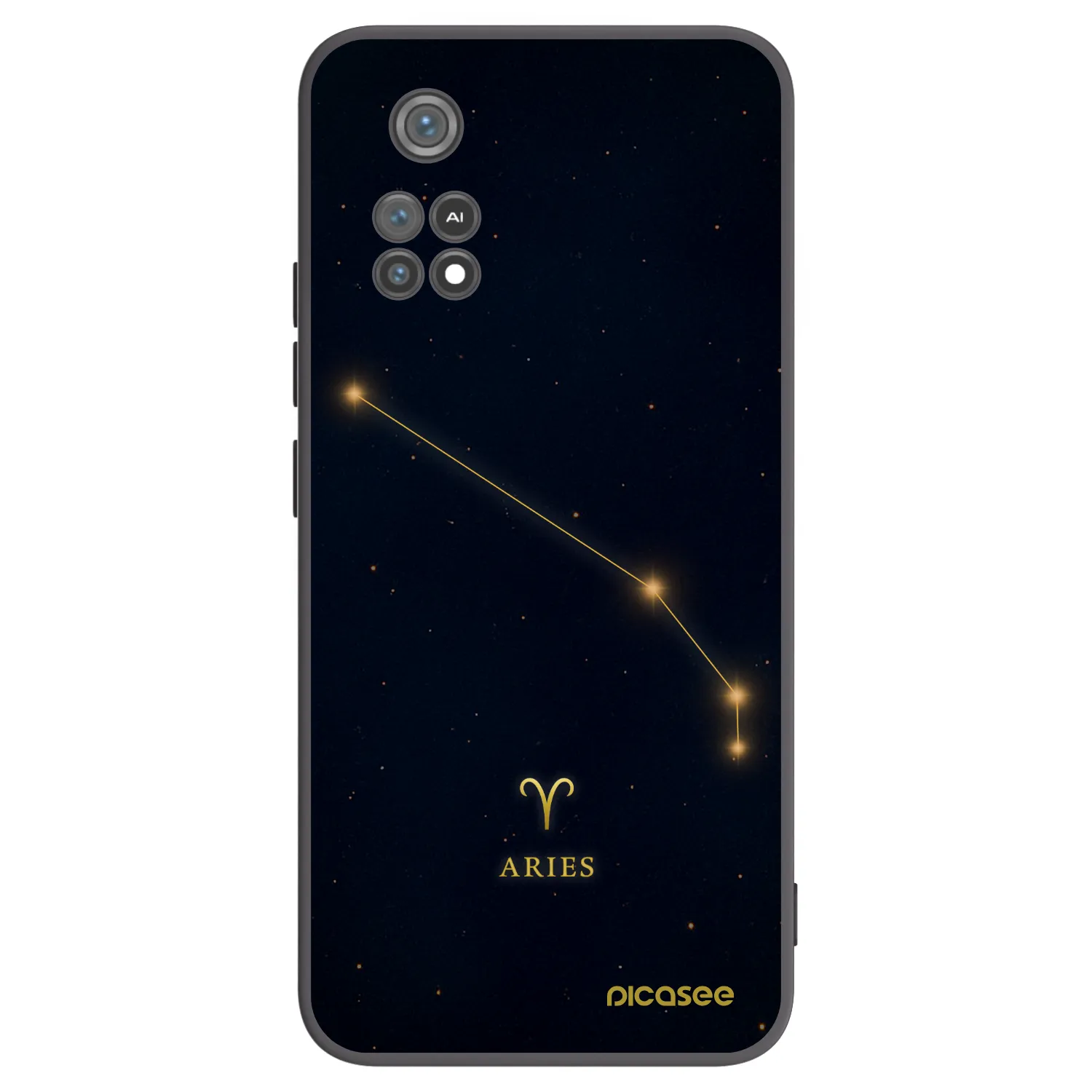 Picasee silikonski črni ovitek za Xiaomi Poco M4 Pro - ARIES