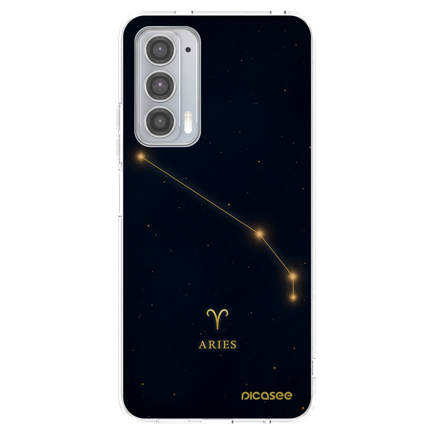 Picasee silikonski prozorni ovitek za Motorola Edge 20 - ARIES