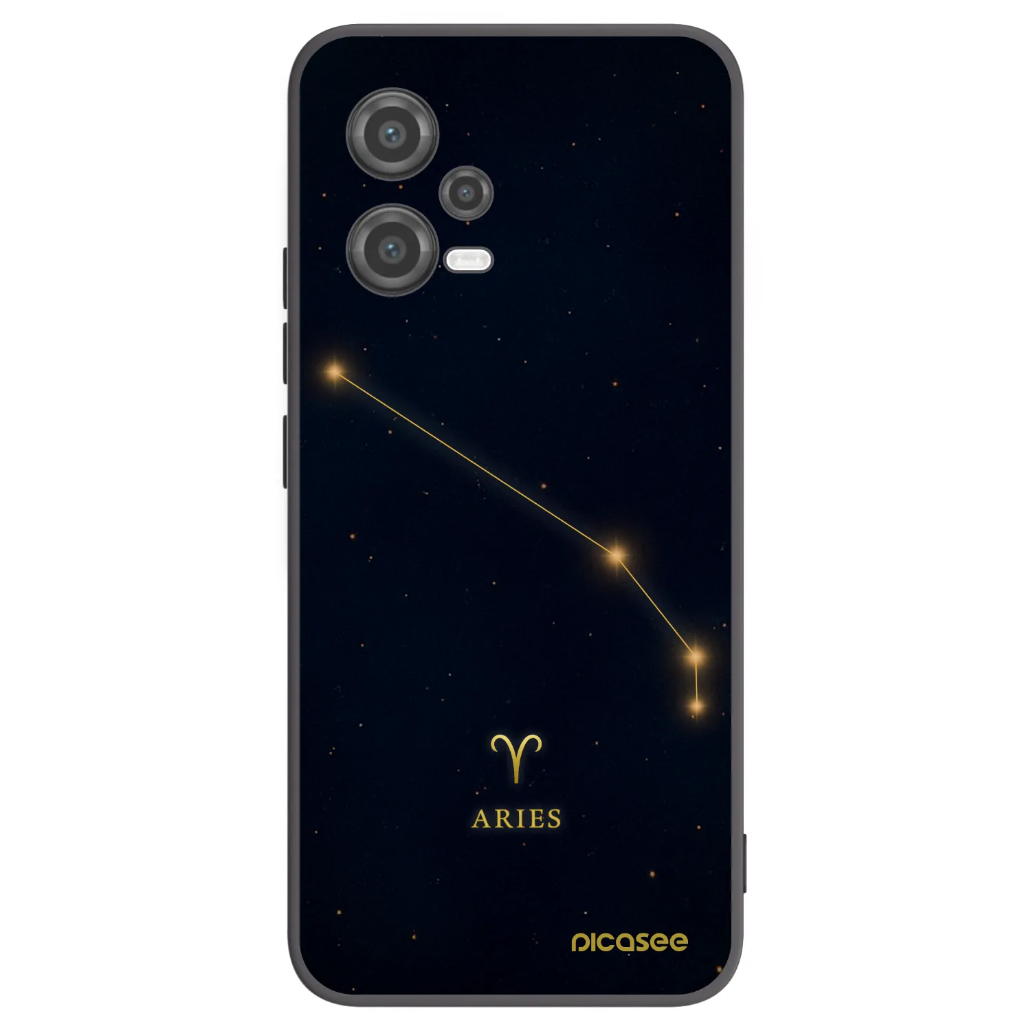 Picasee silikonski črni ovitek za Xiaomi Poco X5 - ARIES