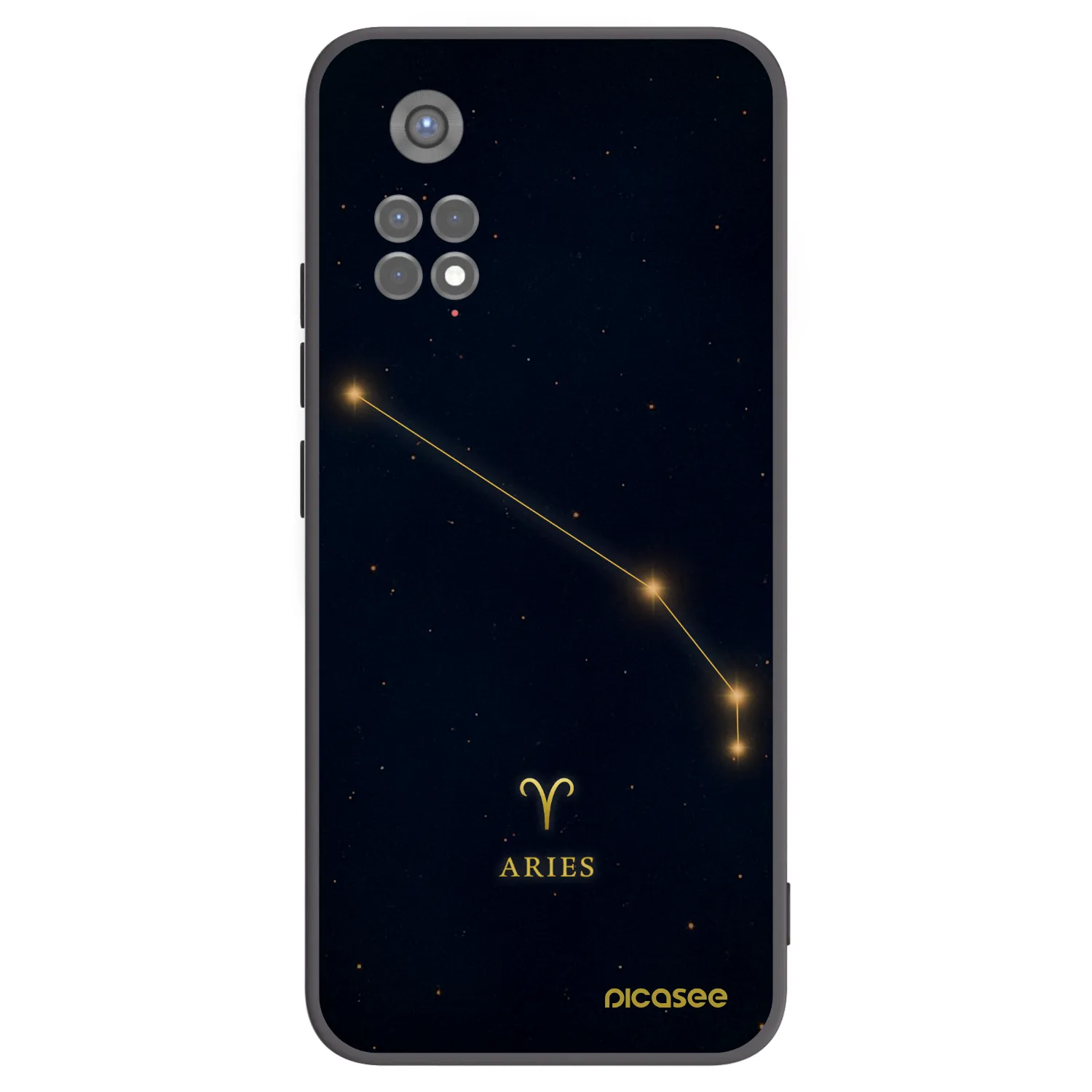 Picasee silikonski črni ovitek za Xiaomi Redmi Note 11S 5G - ARIES
