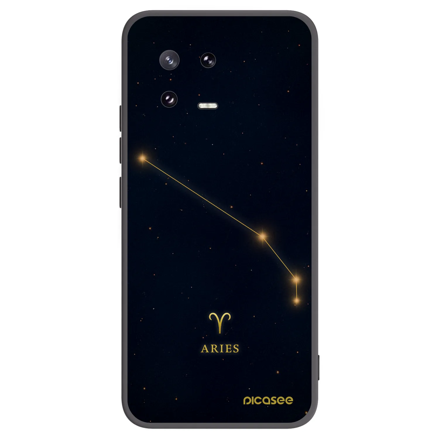 Picasee silikonski črni ovitek za Xiaomi 13 Pro - ARIES