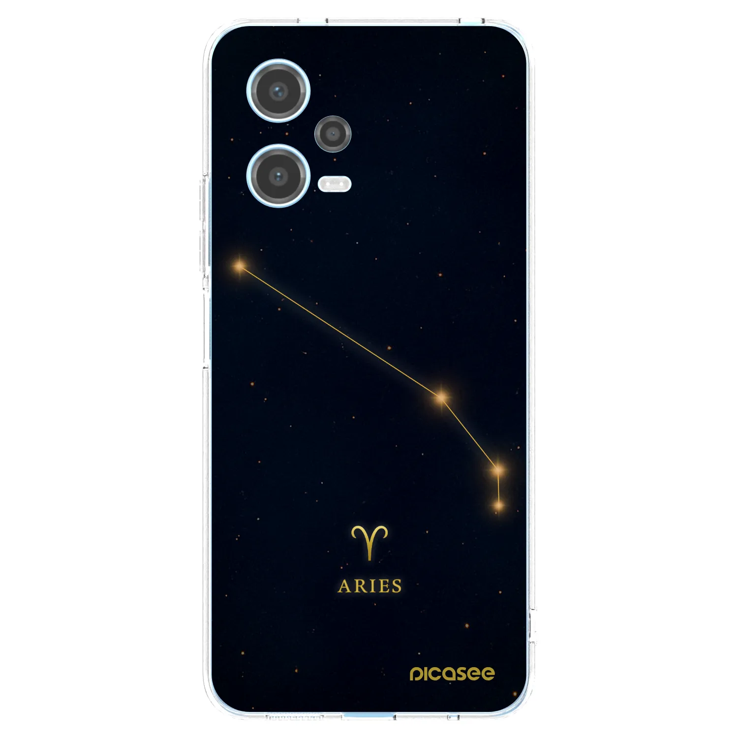 Picasee silikonski prozorni ovitek za Xiaomi Redmi Note 12 5G - ARIES