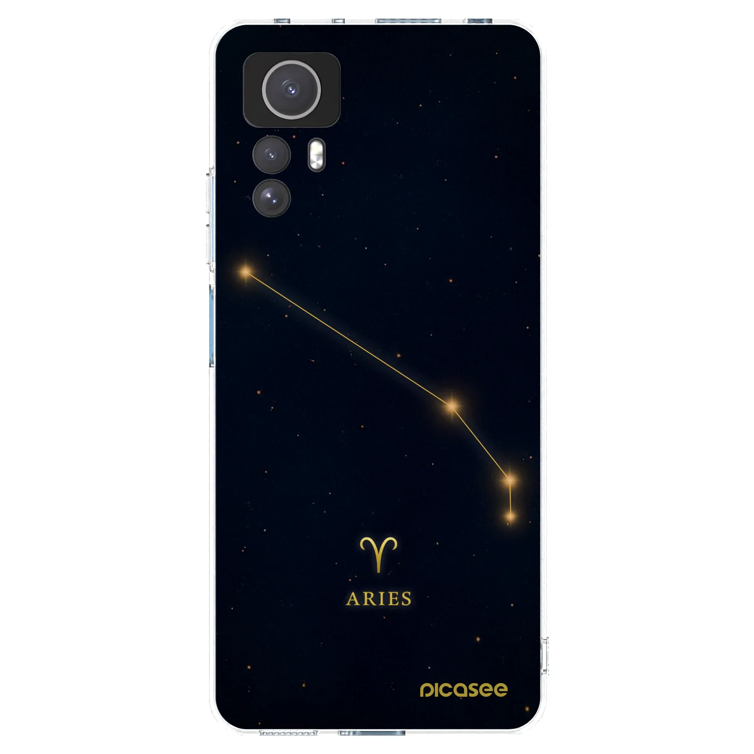 Picasee silikonski prozorni ovitek za Xiaomi Redmi Note 12S - ARIES