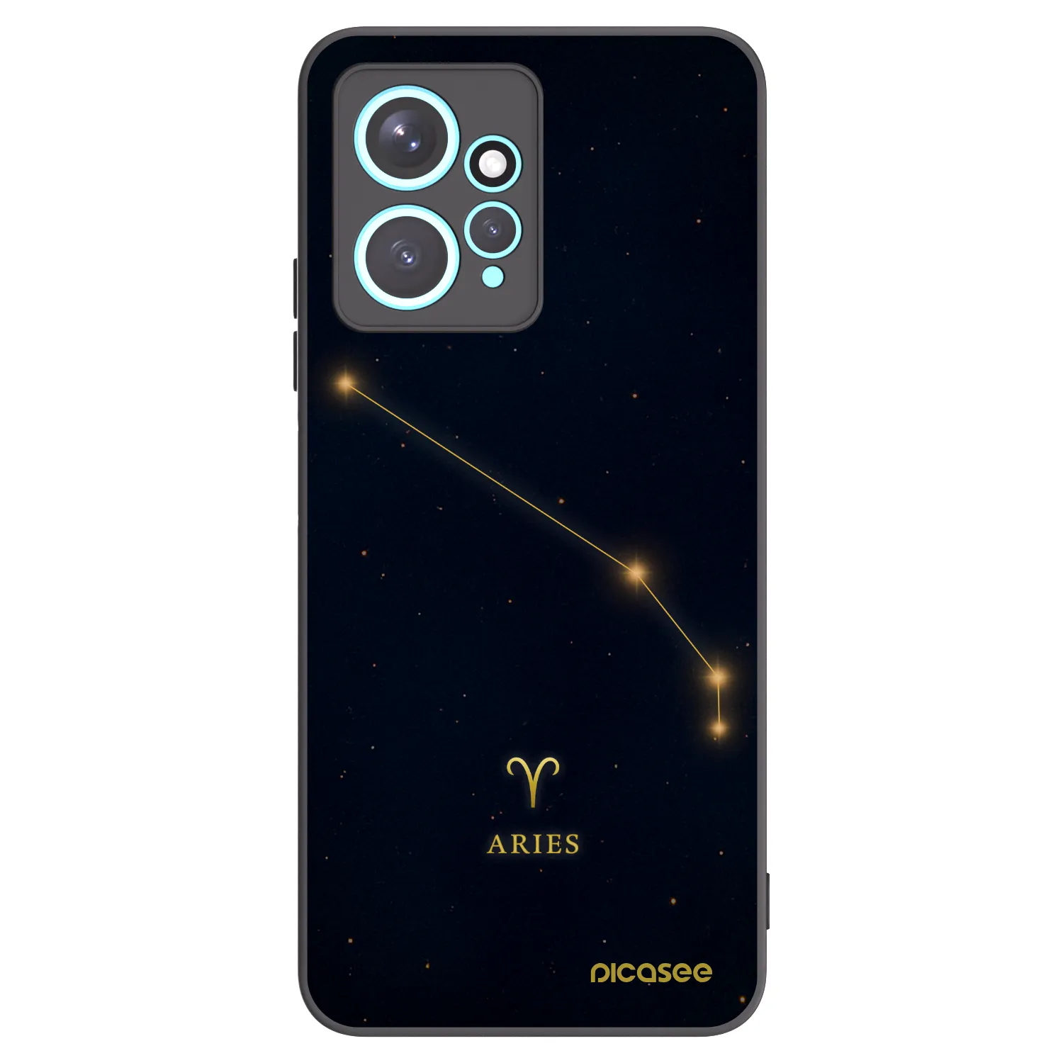Picasee silikonski črni ovitek za Xiaomi Redmi Note 12 4G - ARIES