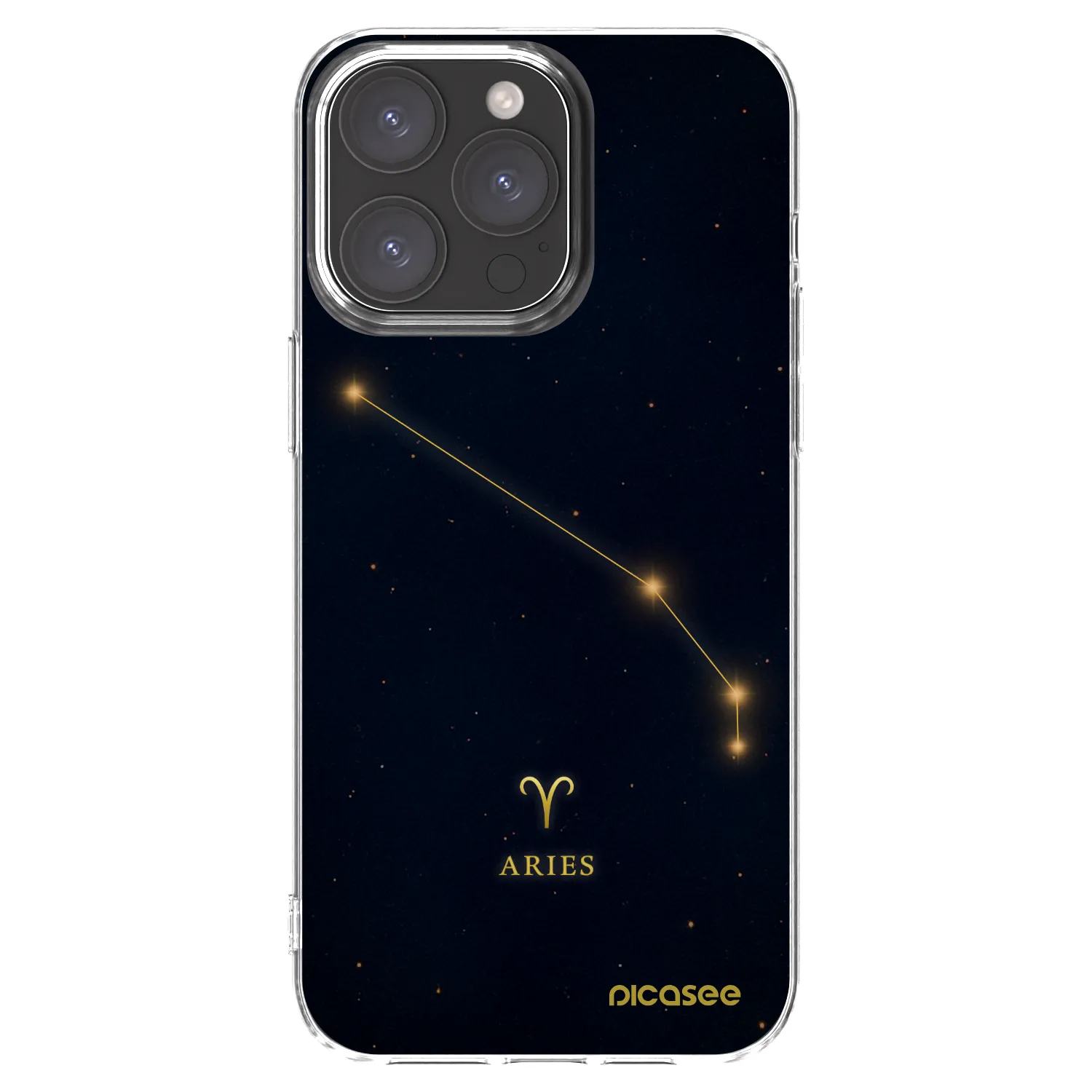 Picasee silikonski prozorni ovitek za Apple iPhone 15 Pro Max - ARIES