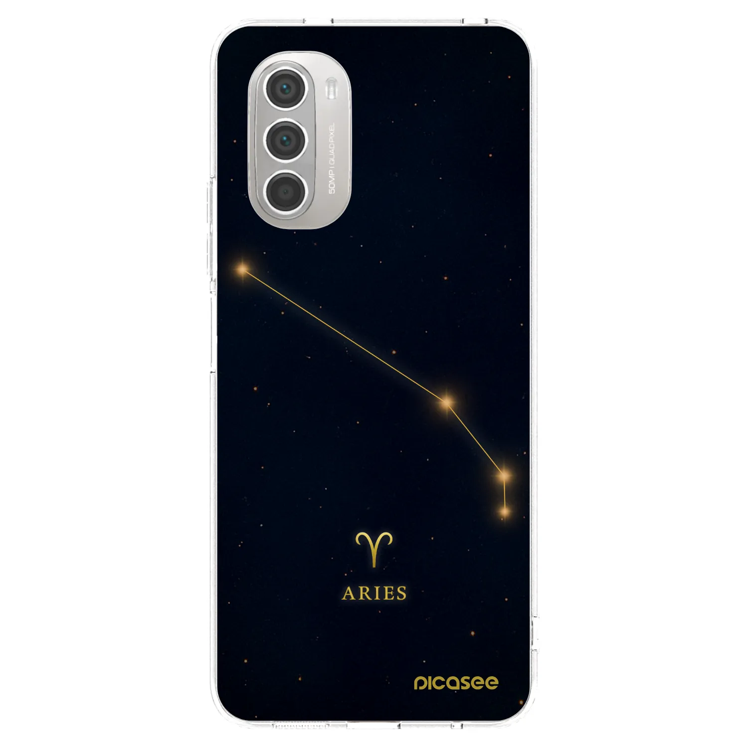 Picasee silikonski prozorni ovitek za Motorola Moto G51 - ARIES