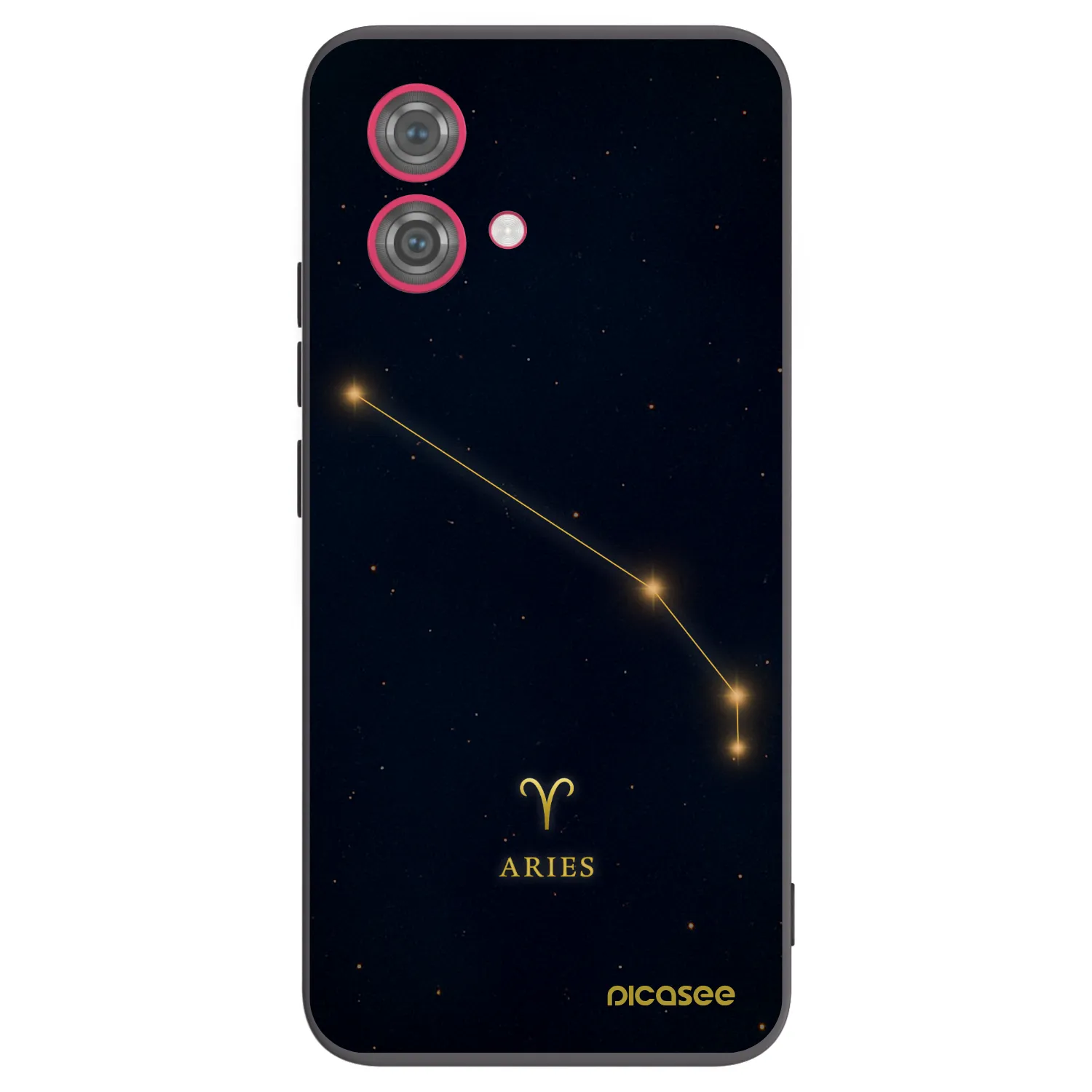 Picasee silikonski črni ovitek za Motorola Moto G84 5G - ARIES