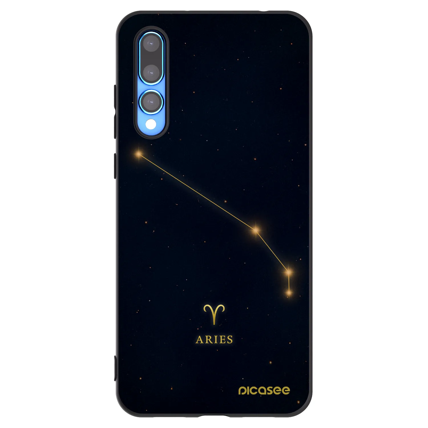 Picasee silikonski črni ovitek za Huawei P20 Pro - ARIES