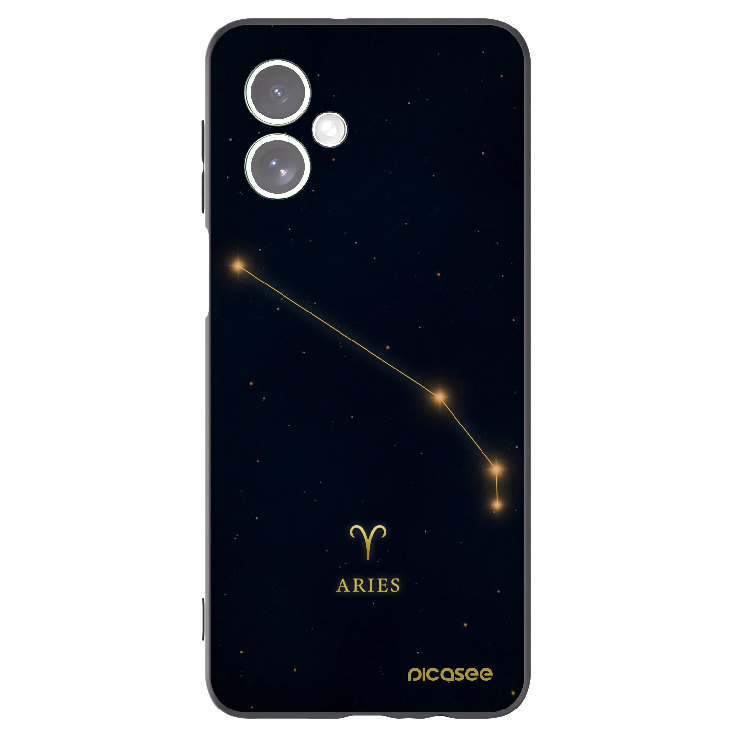 Picasee silikonski črni ovitek za Motorola Moto G54 5G - ARIES