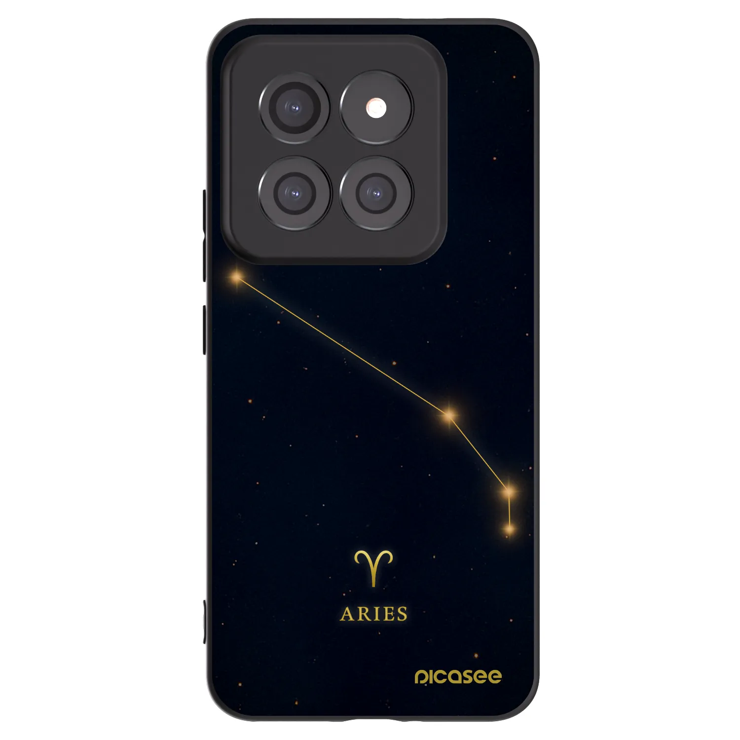 Picasee silikonski črni ovitek za Xiaomi 14 Pro - ARIES