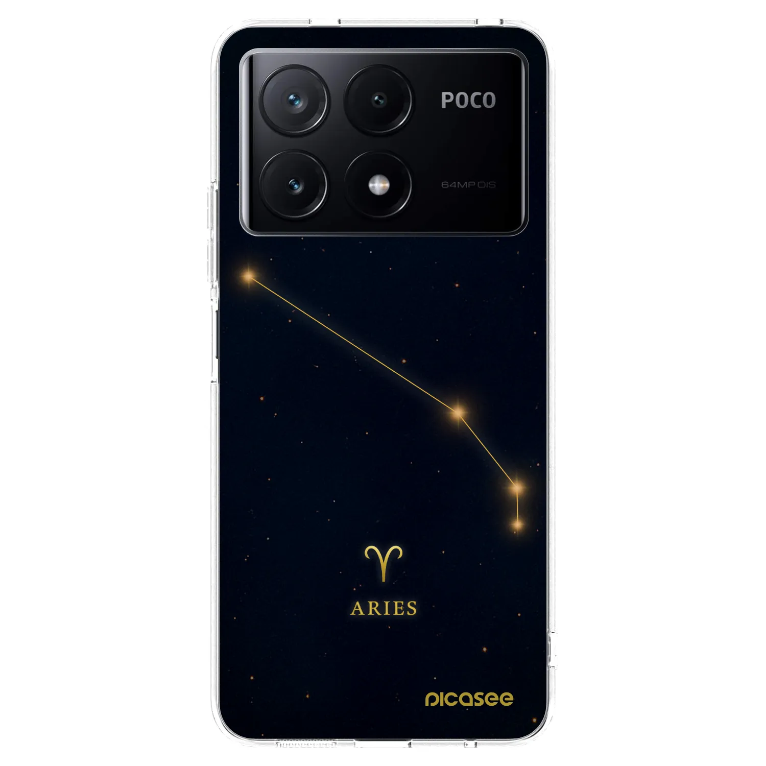 Picasee silikonski prozorni ovitek za Xiaomi Poco X6 Pro - ARIES