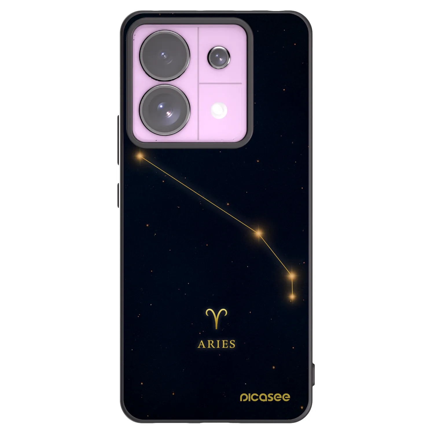 Picasee silikonski črni ovitek za Xiaomi Redmi Note 13 Pro 5G - ARIES