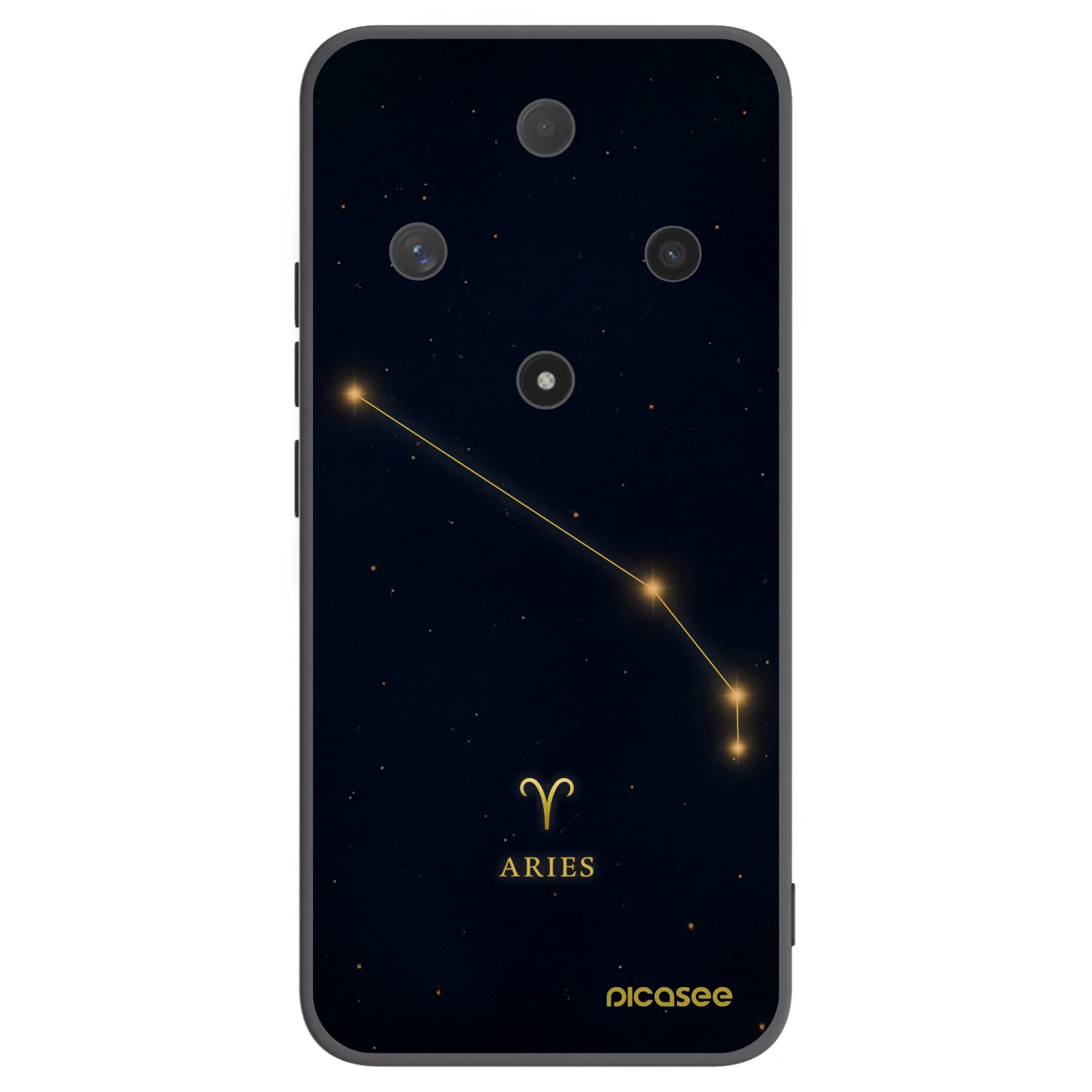 Picasee silikonski črni ovitek za Honor Magic6 Lite 5G - ARIES