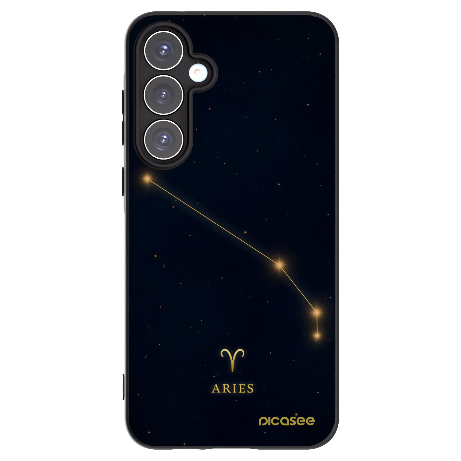 Picasee silikonski črni ovitek za Samsung Galaxy A55 5G A556B - ARIES