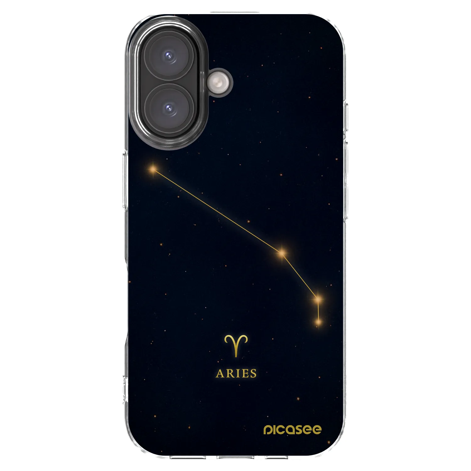 Picasee silikonski prozorni ovitek za Apple iPhone 16 - ARIES