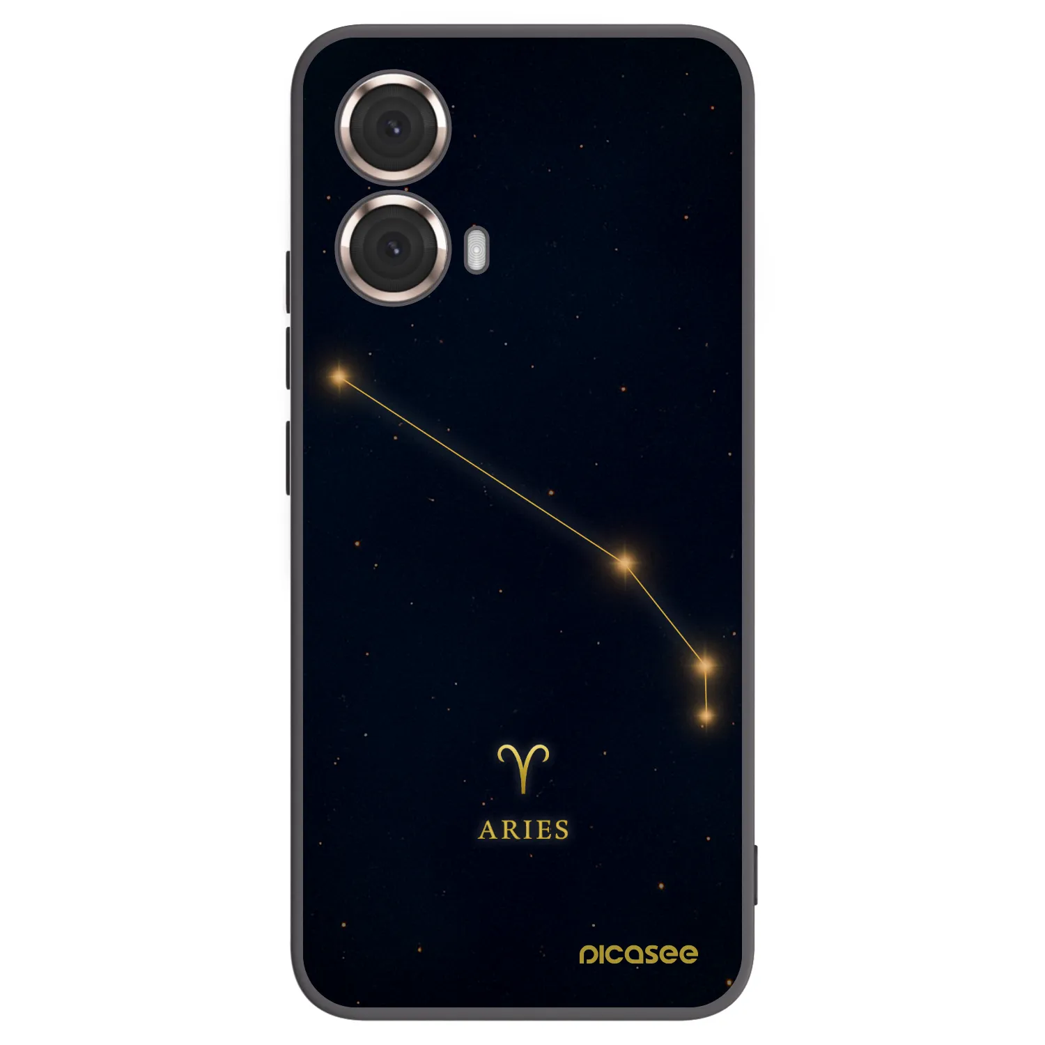 Picasee silikonski črni ovitek za Motorola Moto G85 - ARIES