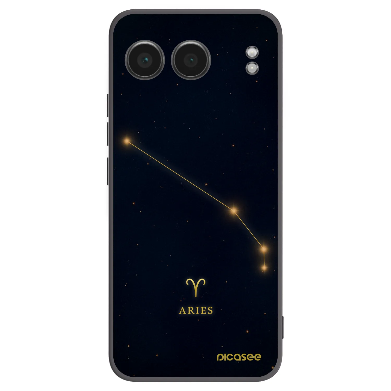 Picasee silikonski črni ovitek za OnePlus Nord 4 - ARIES