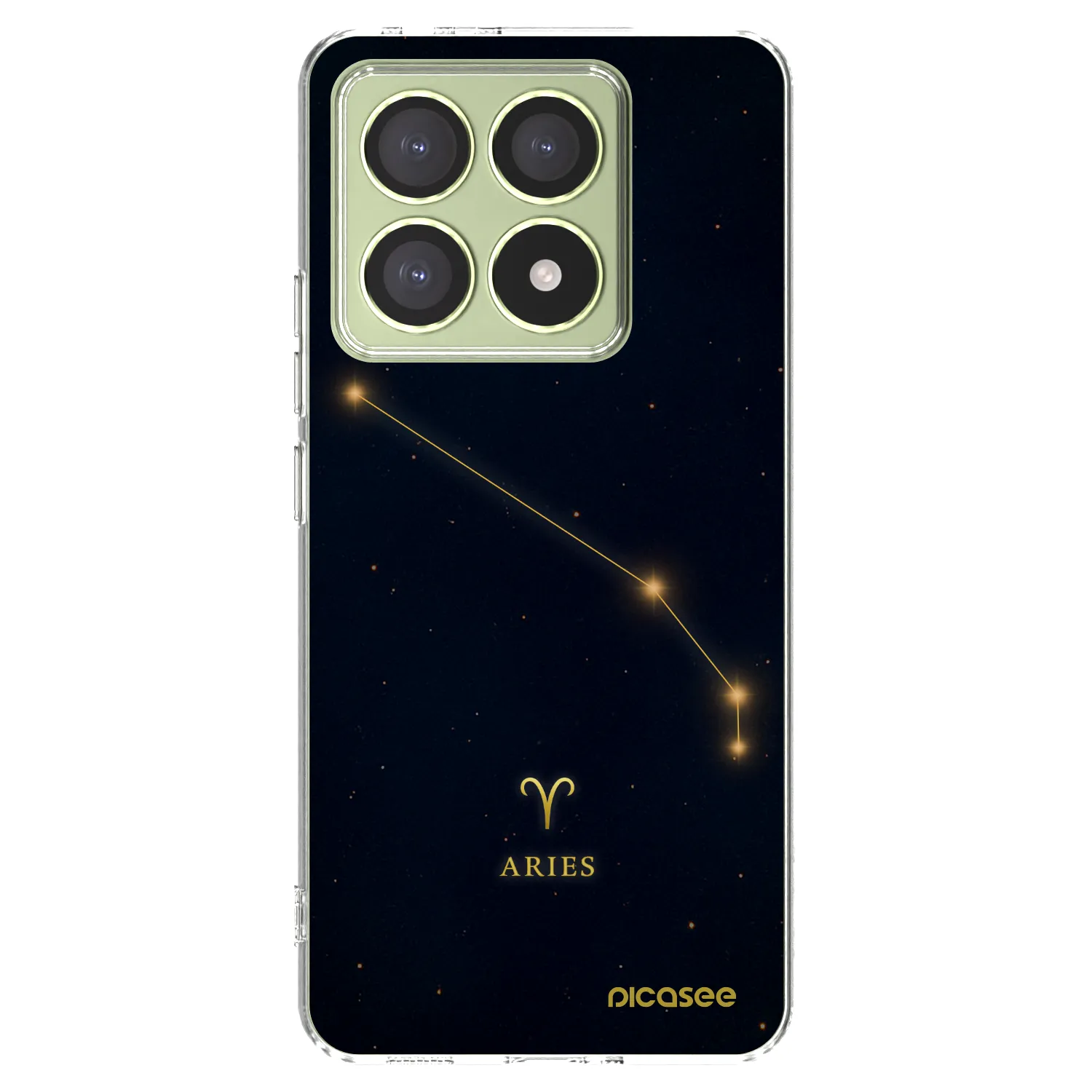 Picasee silikonski prozorni ovitek za Xiaomi 14T - ARIES