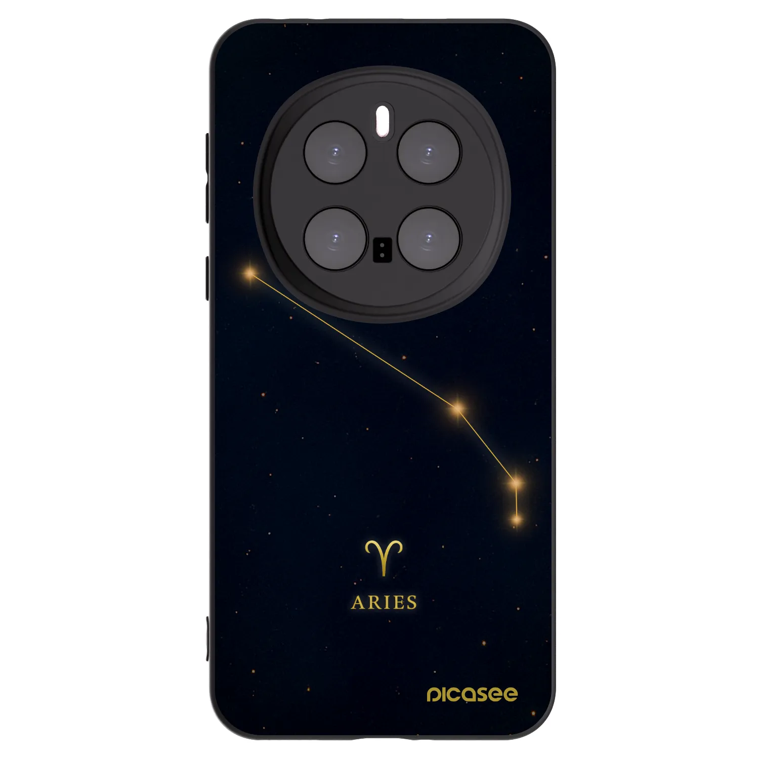 Picasee silikonski črni ovitek za Honor Magic7 Pro 5G - ARIES