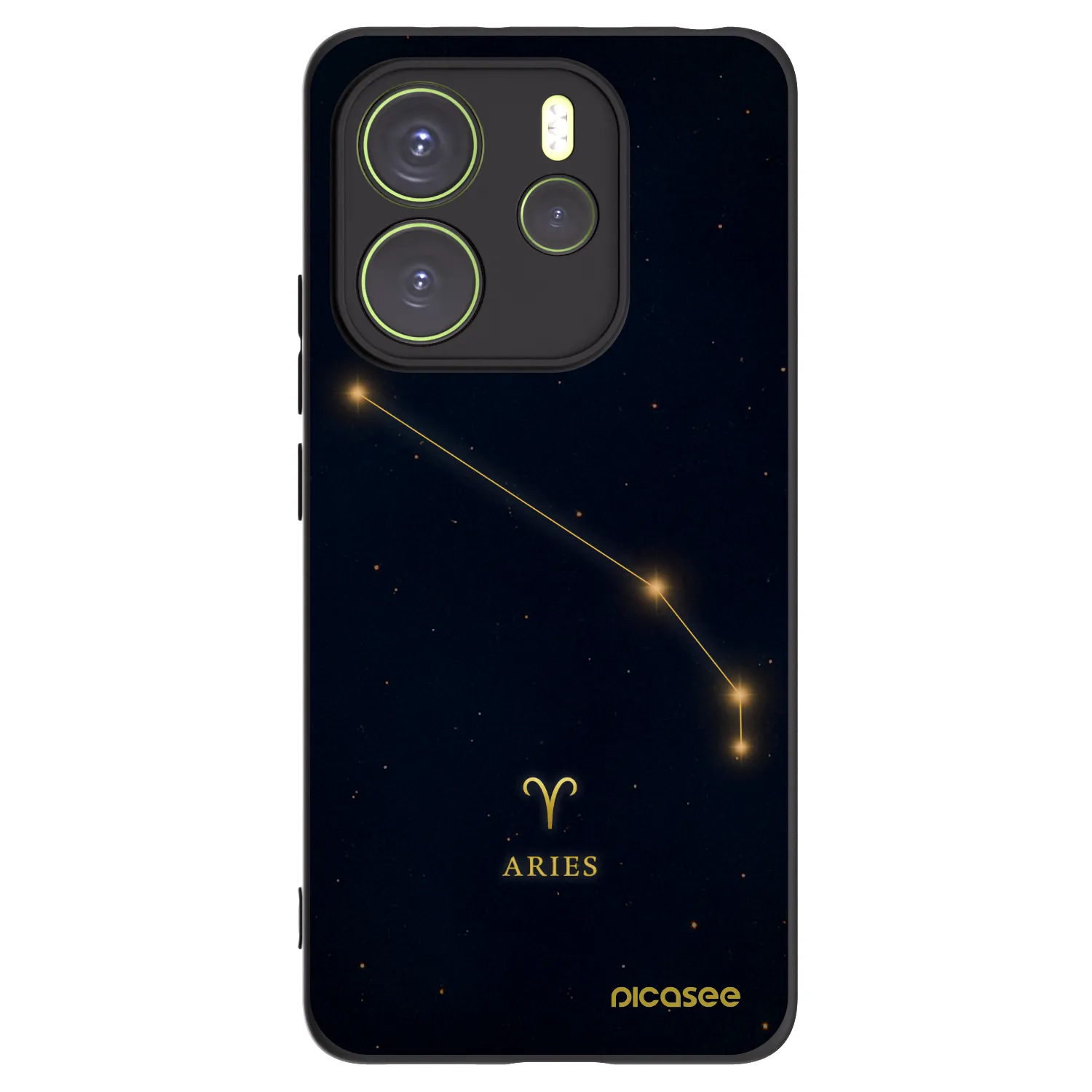 Picasee silikonski črni ovitek za Xiaomi Redmi Note 14 4G - ARIES