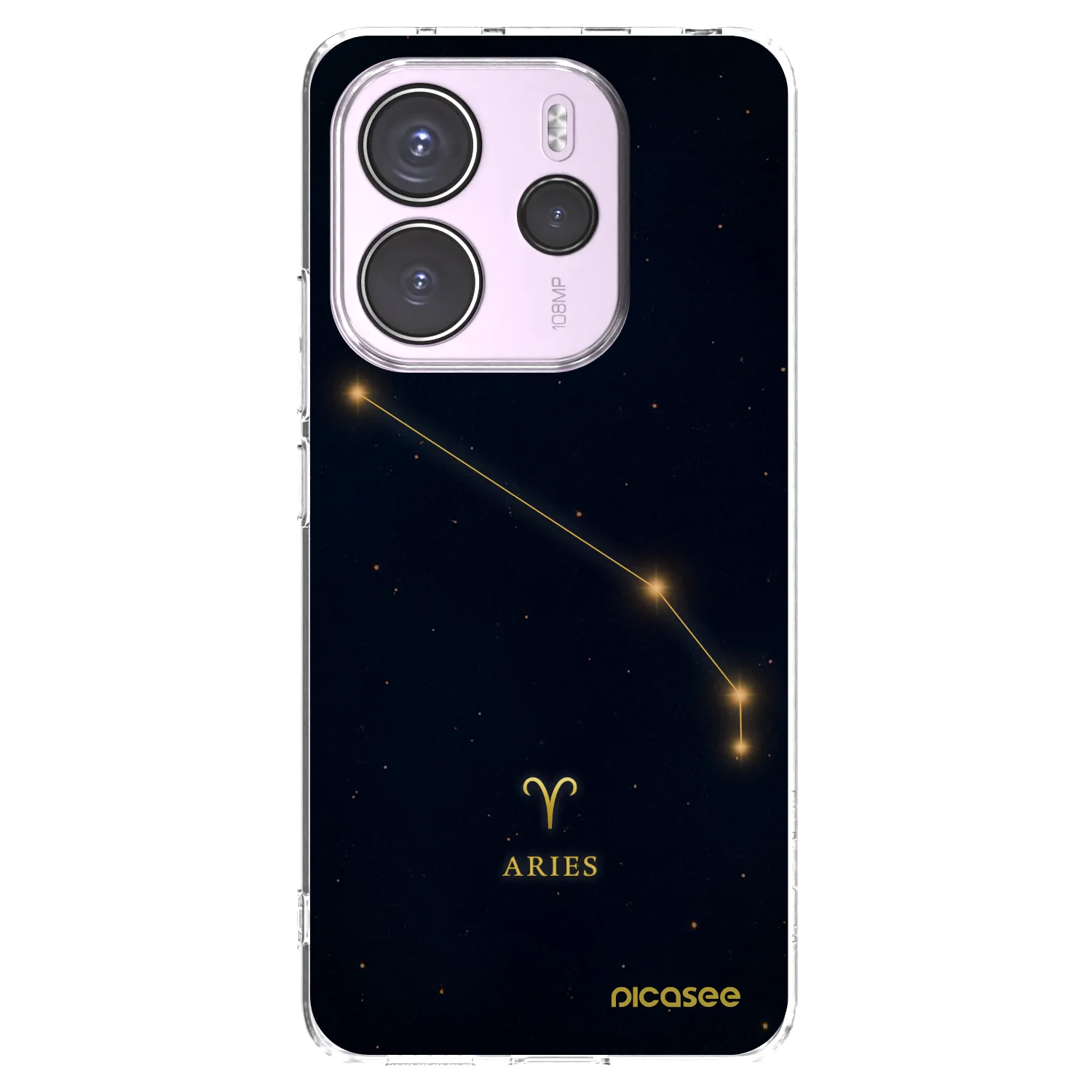 Picasee silikonski prozorni ovitek za Xiaomi Redmi Note 14 4G - ARIES