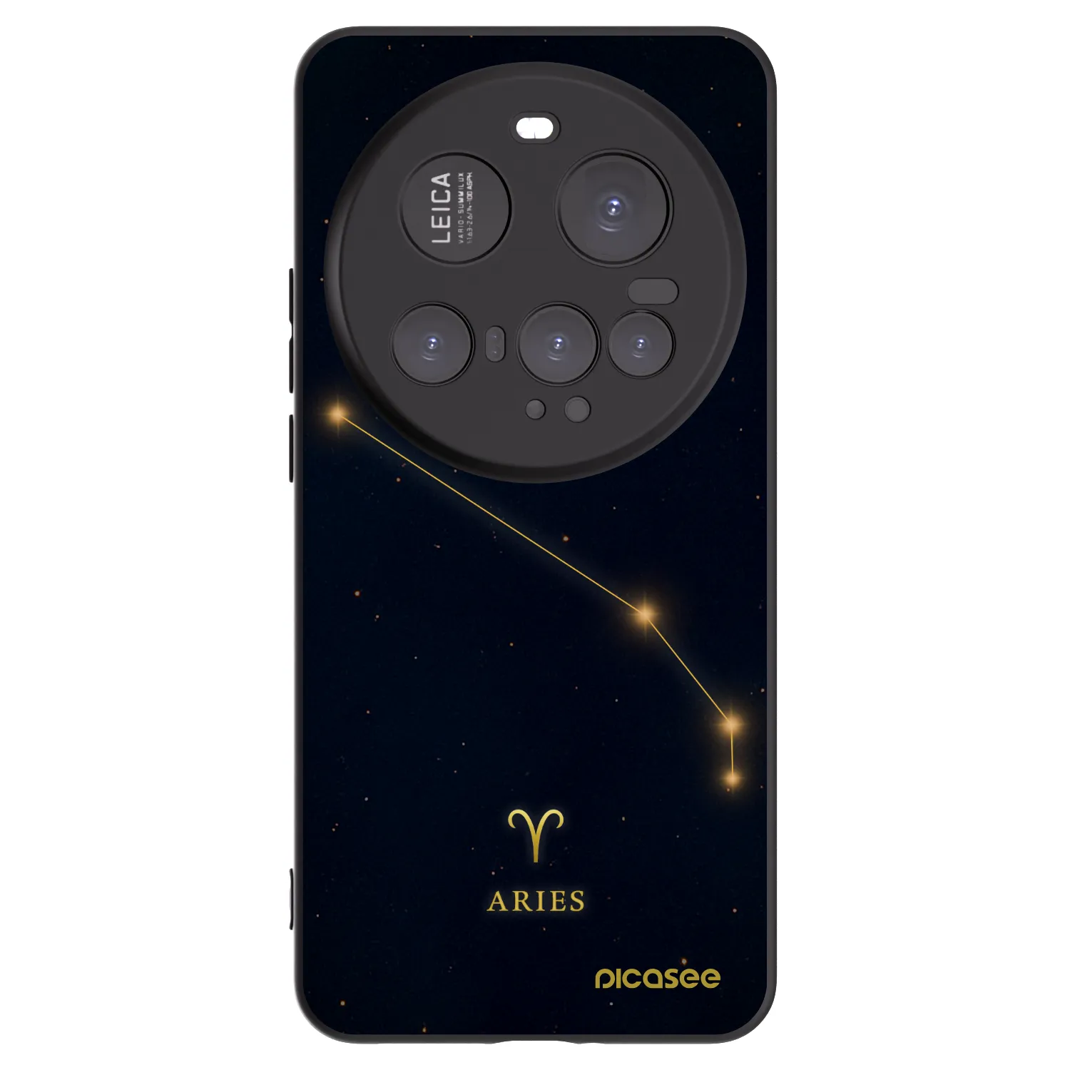Picasee silikonski črni ovitek za Xiaomi 15 Ultra - ARIES
