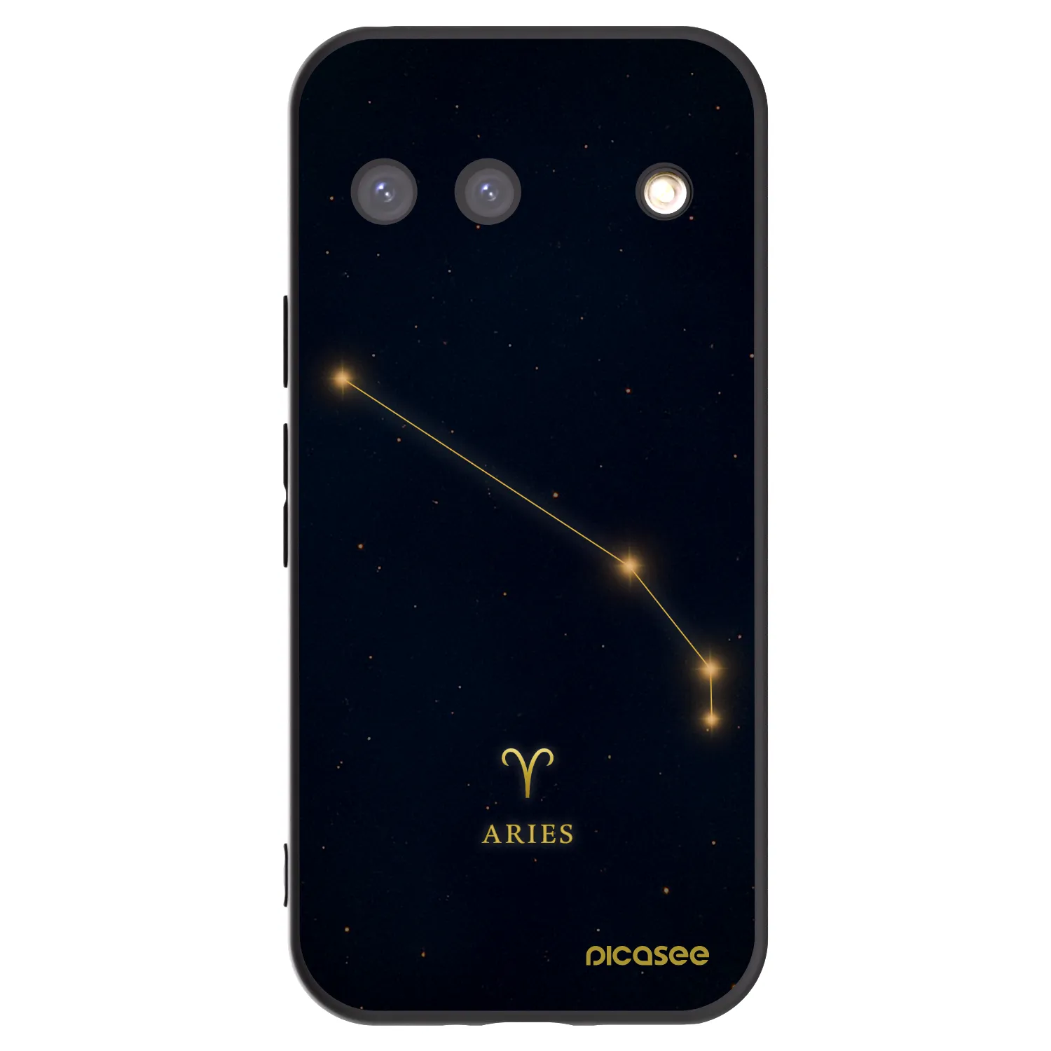 Picasee silikonski črni ovitek za Google Pixel 9 - ARIES