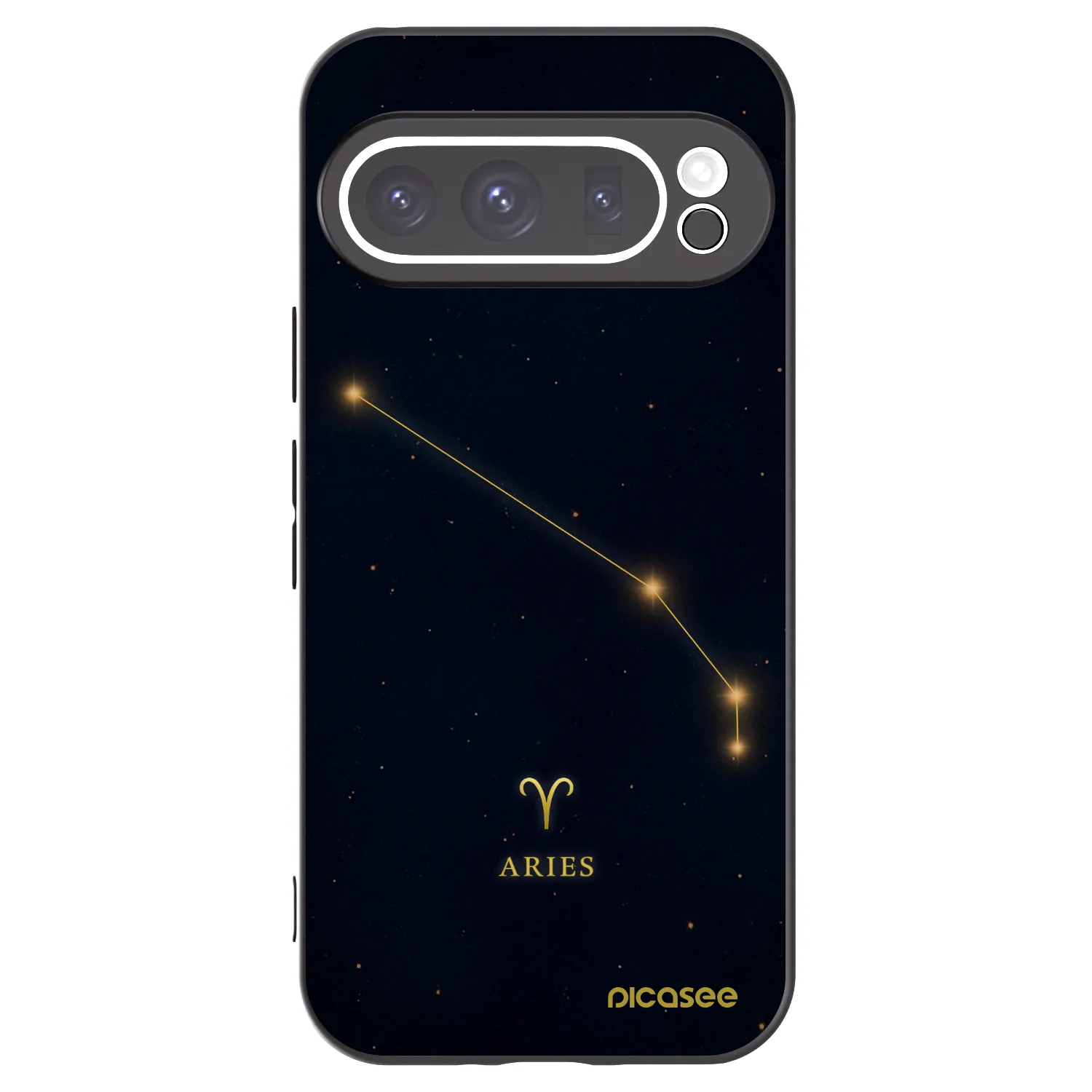 Picasee silikonski črni ovitek za Google Pixel 9 Pro - ARIES