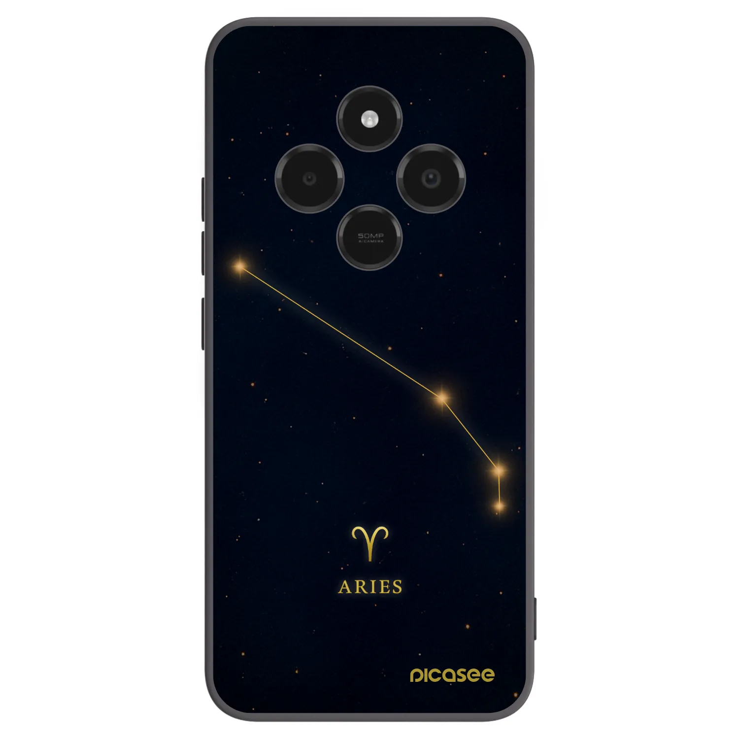 Picasee silikonski črni ovitek za Xiaomi Poco C75 - ARIES