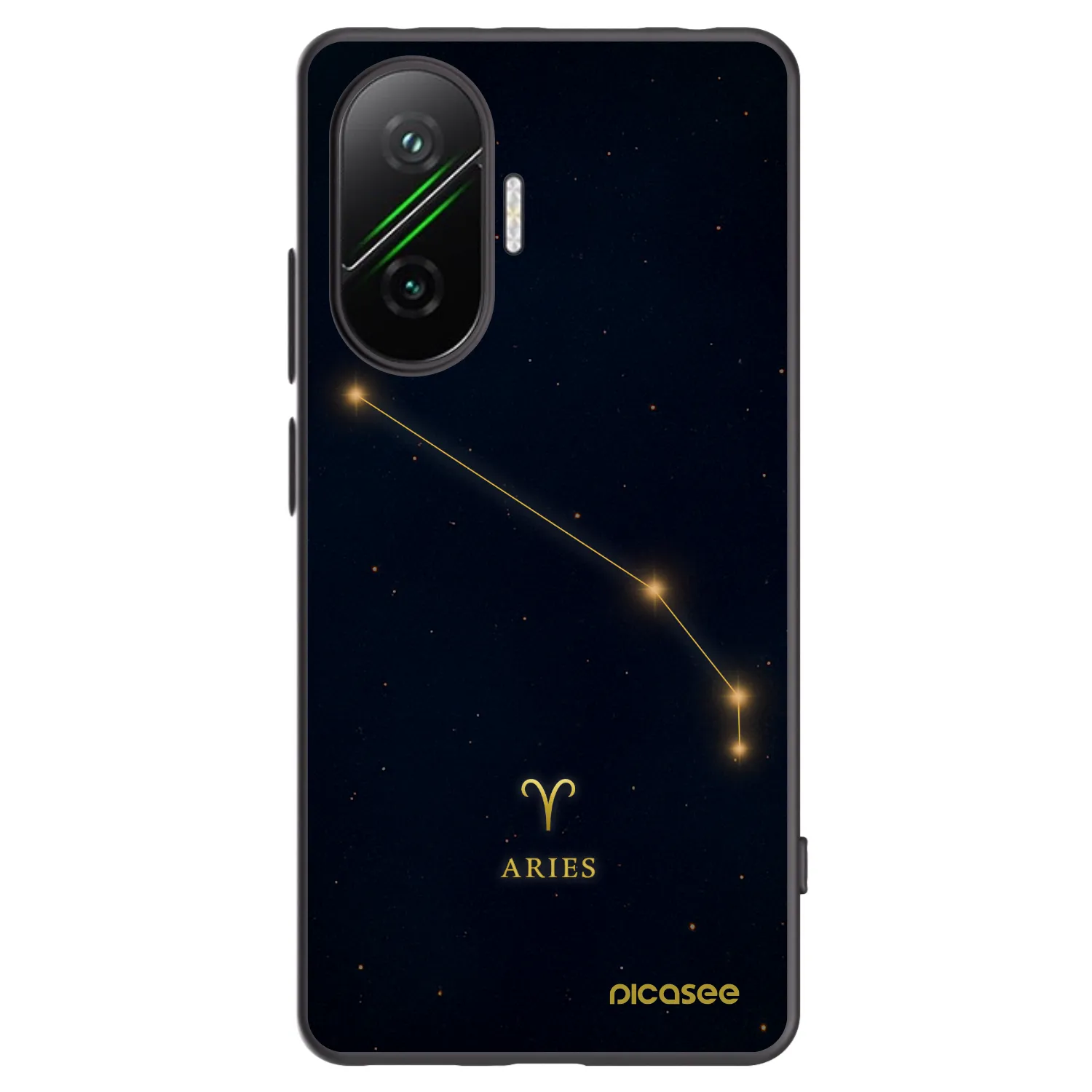 Picasee silikonski črni ovitek za Xiaomi Poco F7 Pro 5G - ARIES