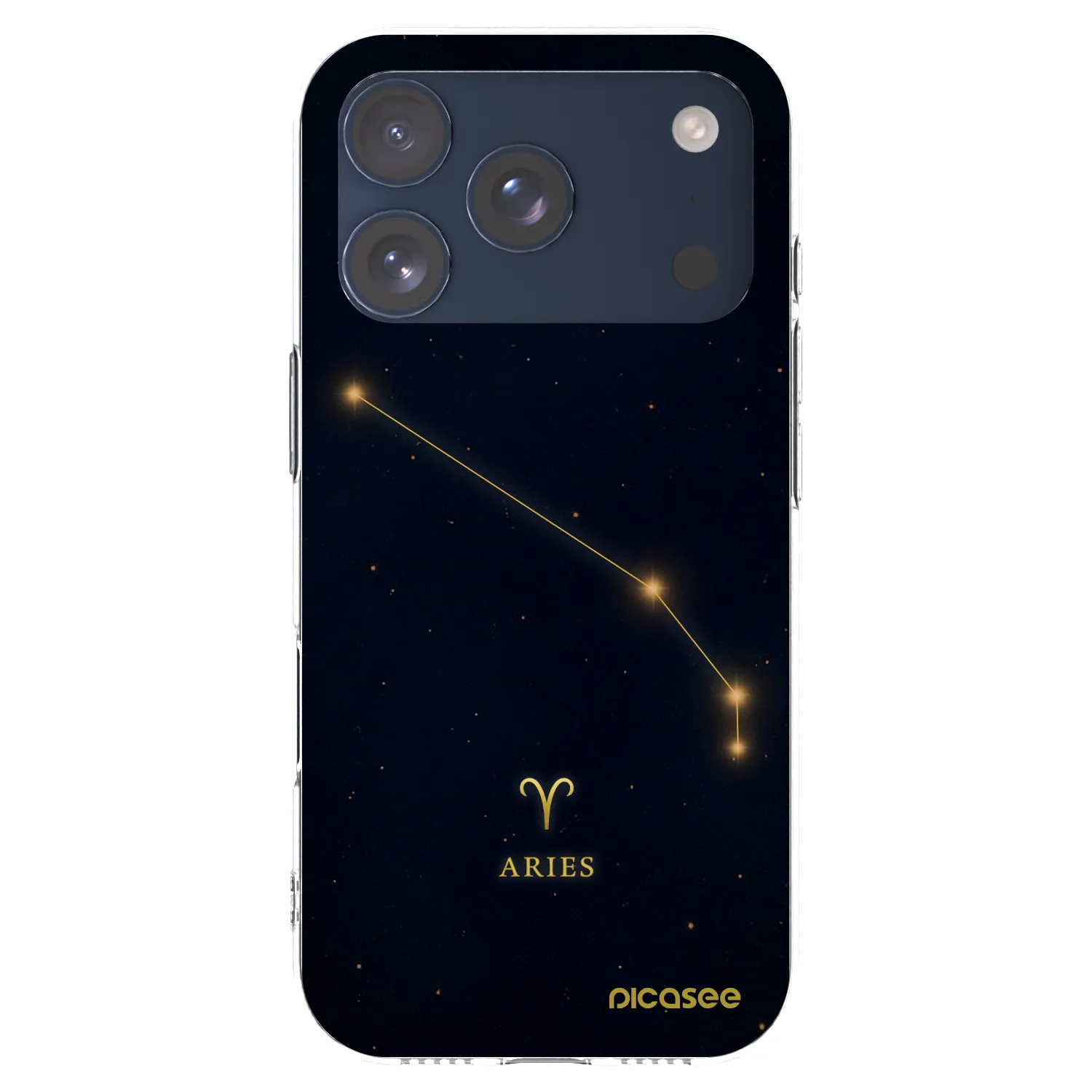 Picasee silikonski prozorni ovitek za Apple iPhone 17 Pro - ARIES