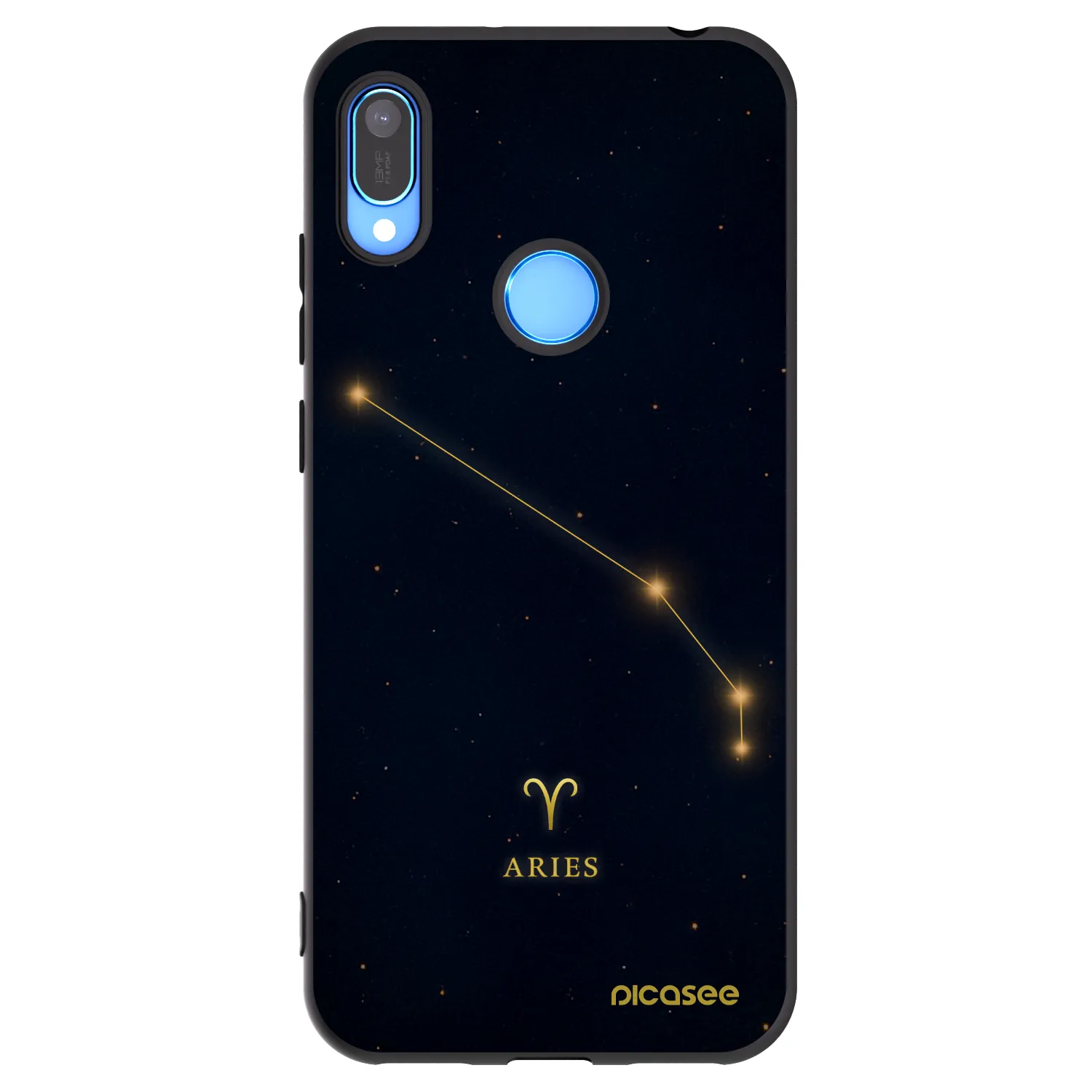 Picasee silikonski črni ovitek za Huawei Y6 2019 - ARIES