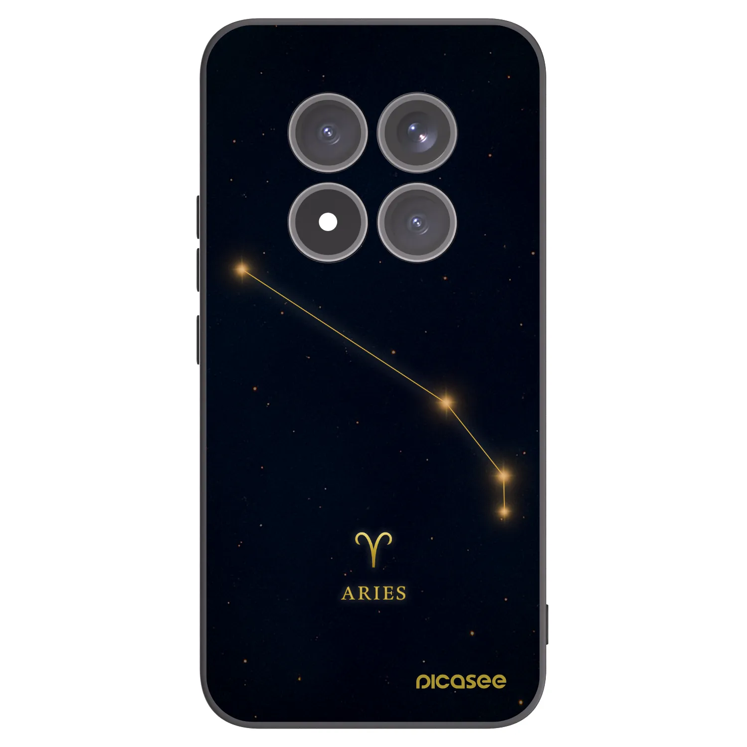 Picasee silikonski črni ovitek za Xiaomi Redmi Note 15 Pro+ - ARIES