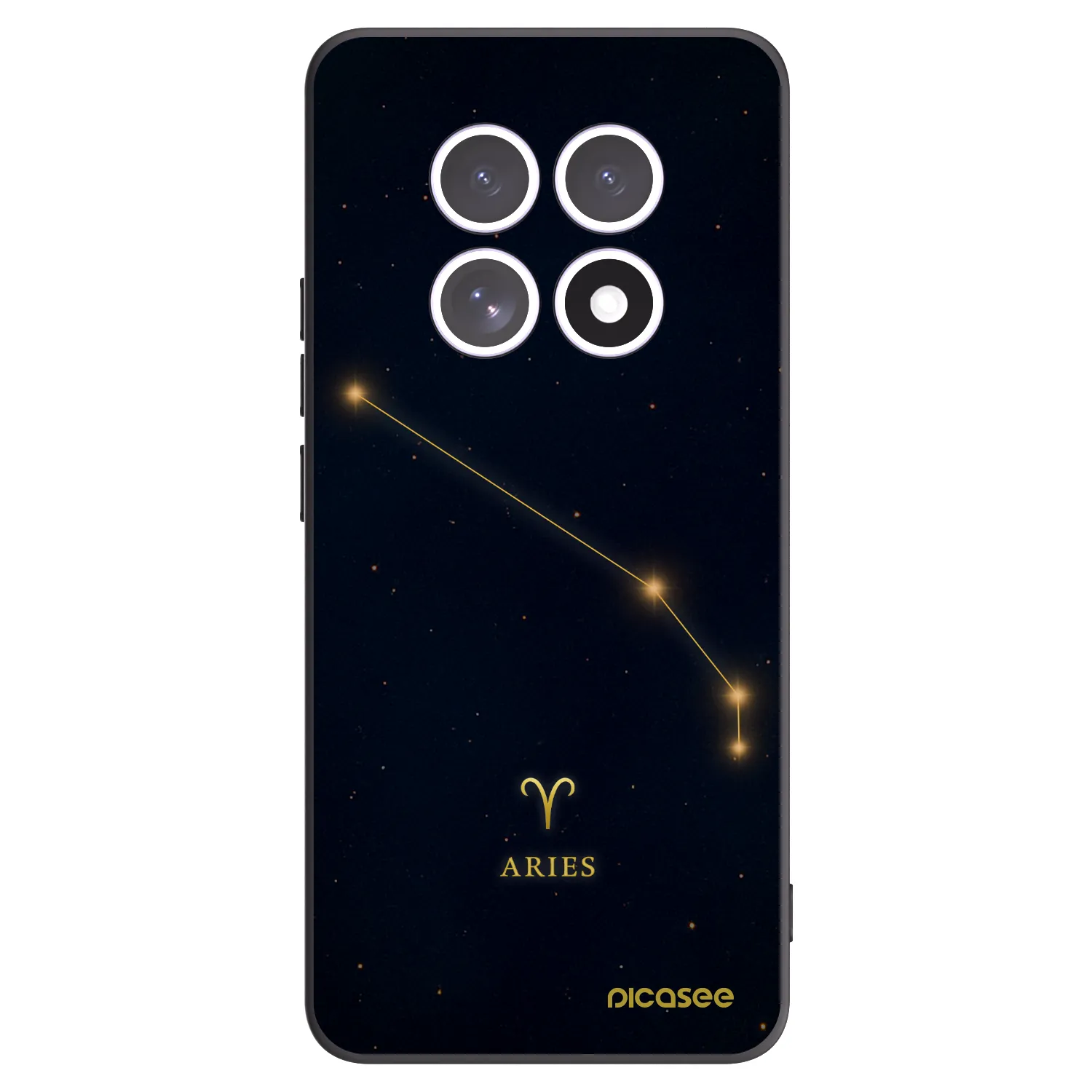 Picasee silikonski črni ovitek za Xiaomi Redmi Note 15 - ARIES