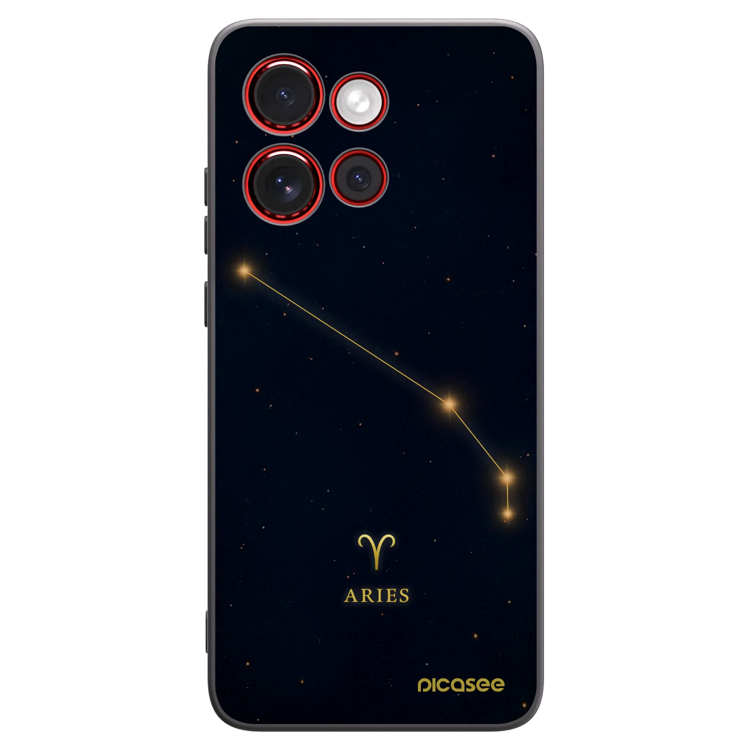 Picasee silikonski črni ovitek za Motorola Edge 60 Neo 5G - ARIES