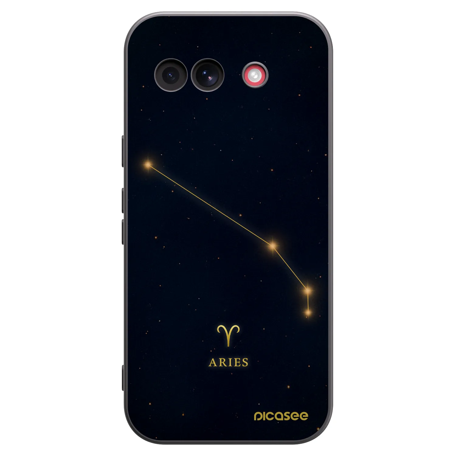 Picasee silikonski črni ovitek za Google Pixel 10a - ARIES