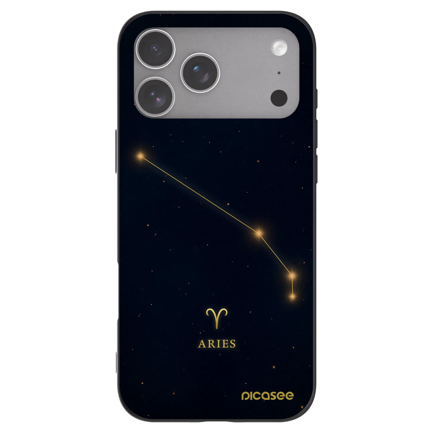Picasee silikonski črni ovitek za Apple iPhone 18 Pro Max - ARIES