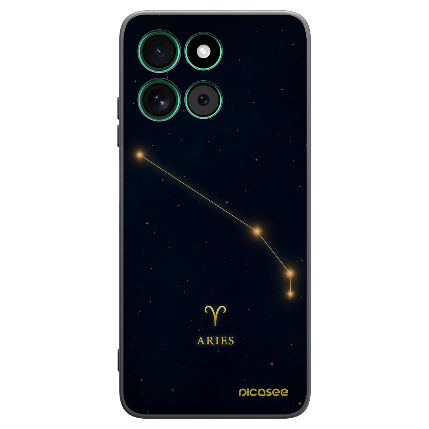 Picasee silikonski črni ovitek za Motorola Moto G57 Power - ARIES