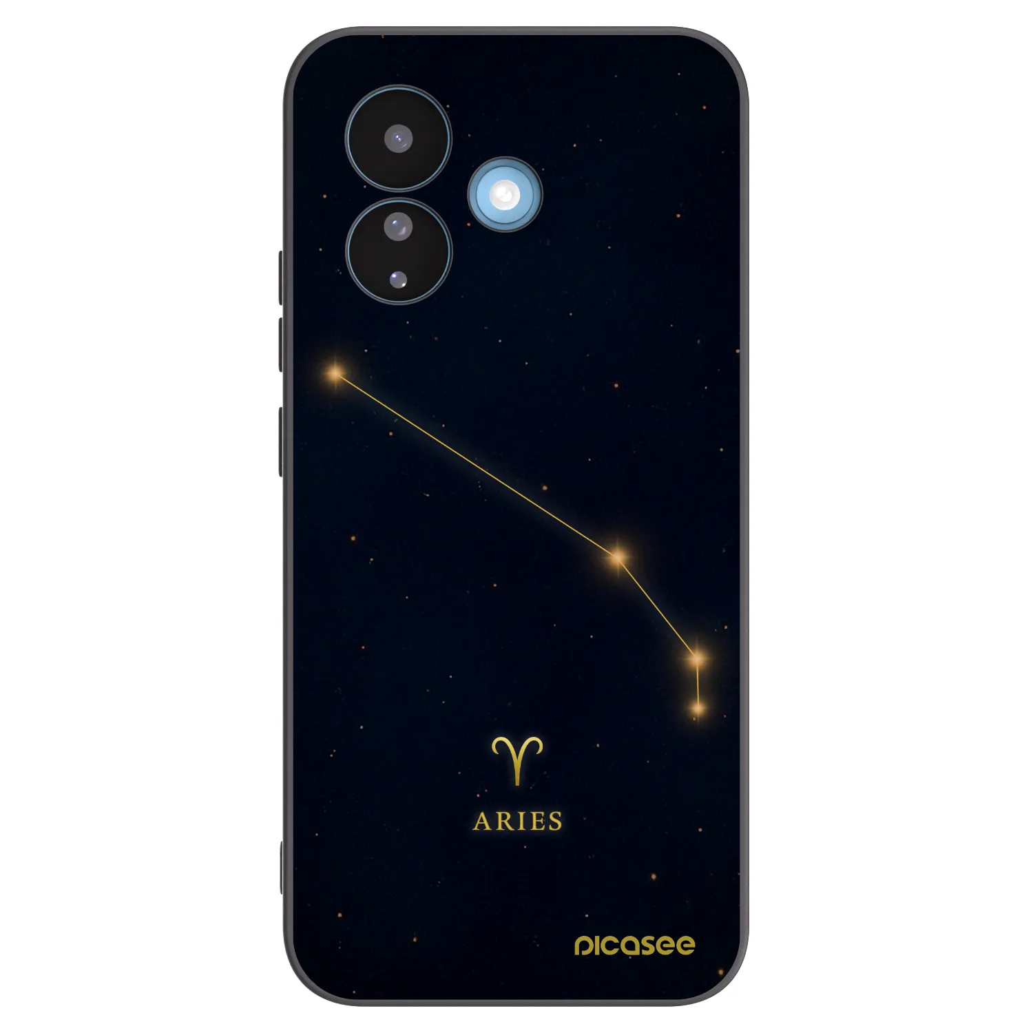 Picasee silikonski črni ovitek za Xiaomi Redmi Note 17 Pro 5G - ARIES