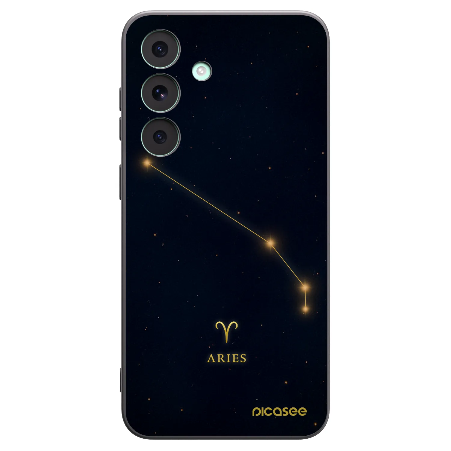 Picasee silikonski črni ovitek za Samsung Galaxy S26 FE - ARIES