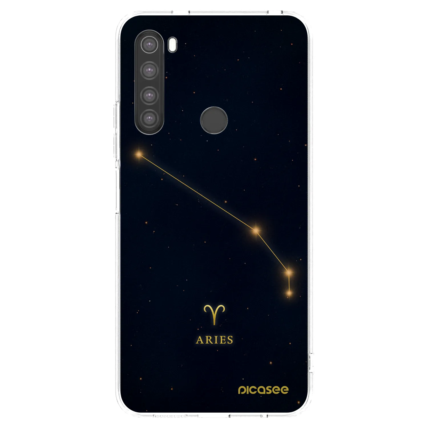 Picasee silikonski prozorni ovitek za Xiaomi Redmi Note 8 - ARIES