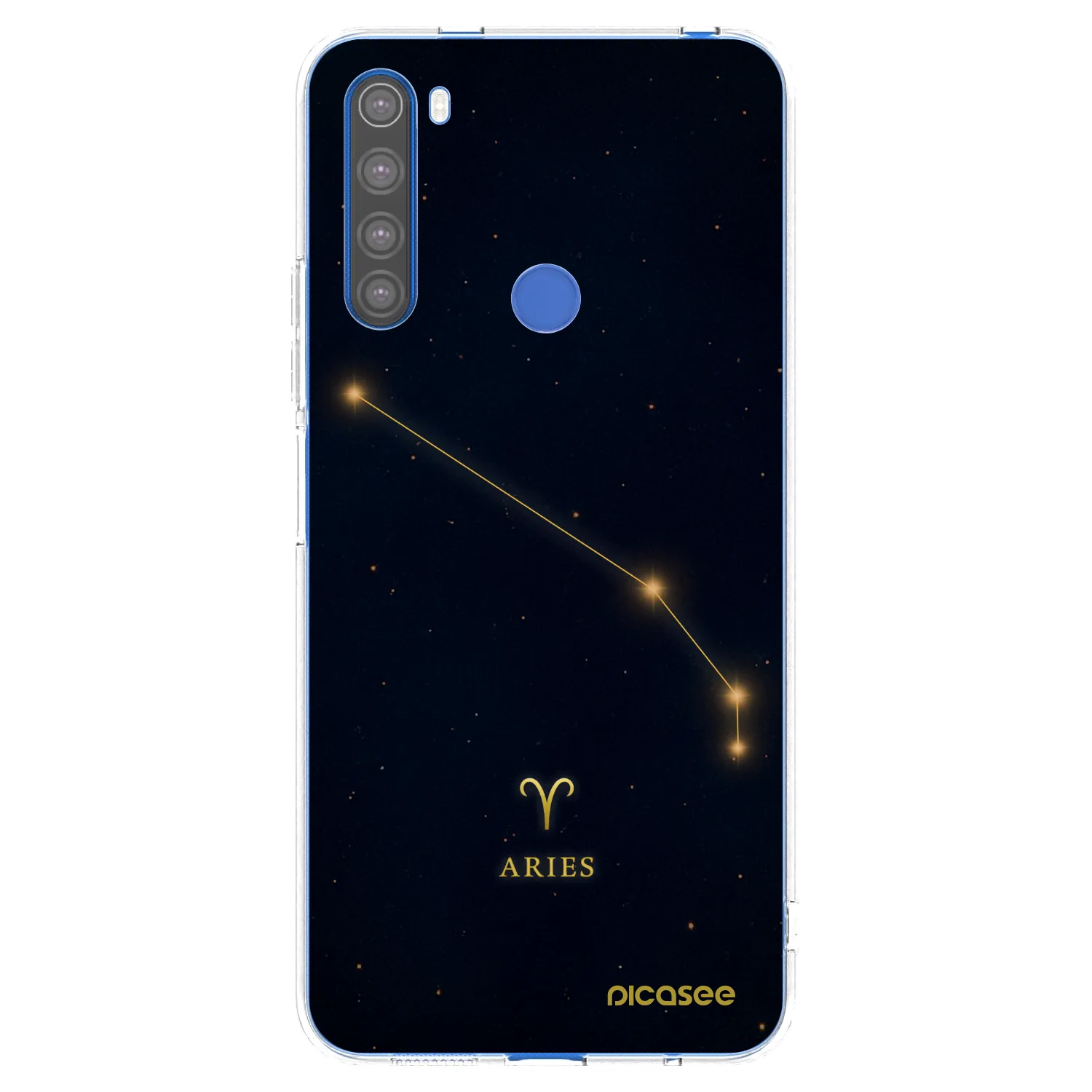 Picasee silikonski prozorni ovitek za Xiaomi Redmi Note 8T - ARIES