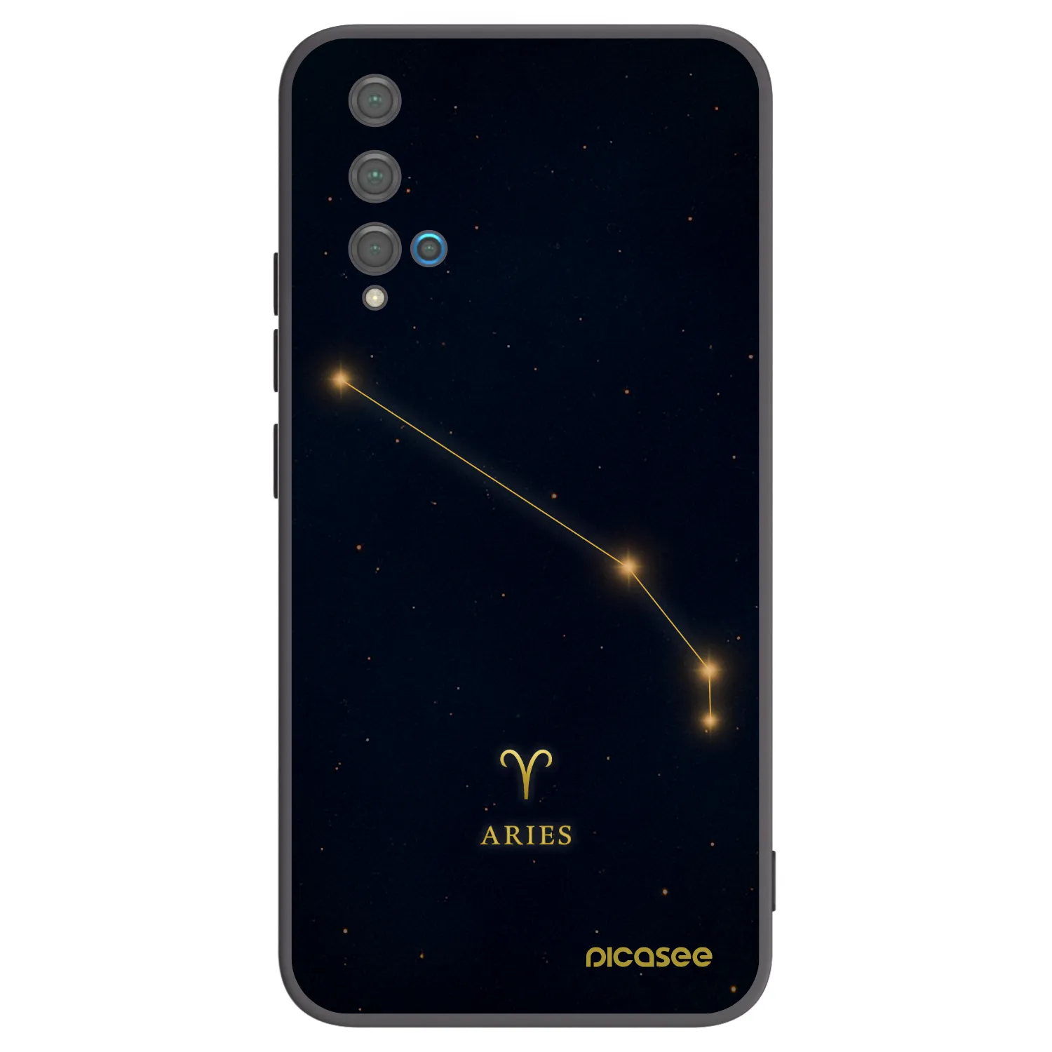 Picasee silikonski črni ovitek za Huawei Nova 5T - ARIES