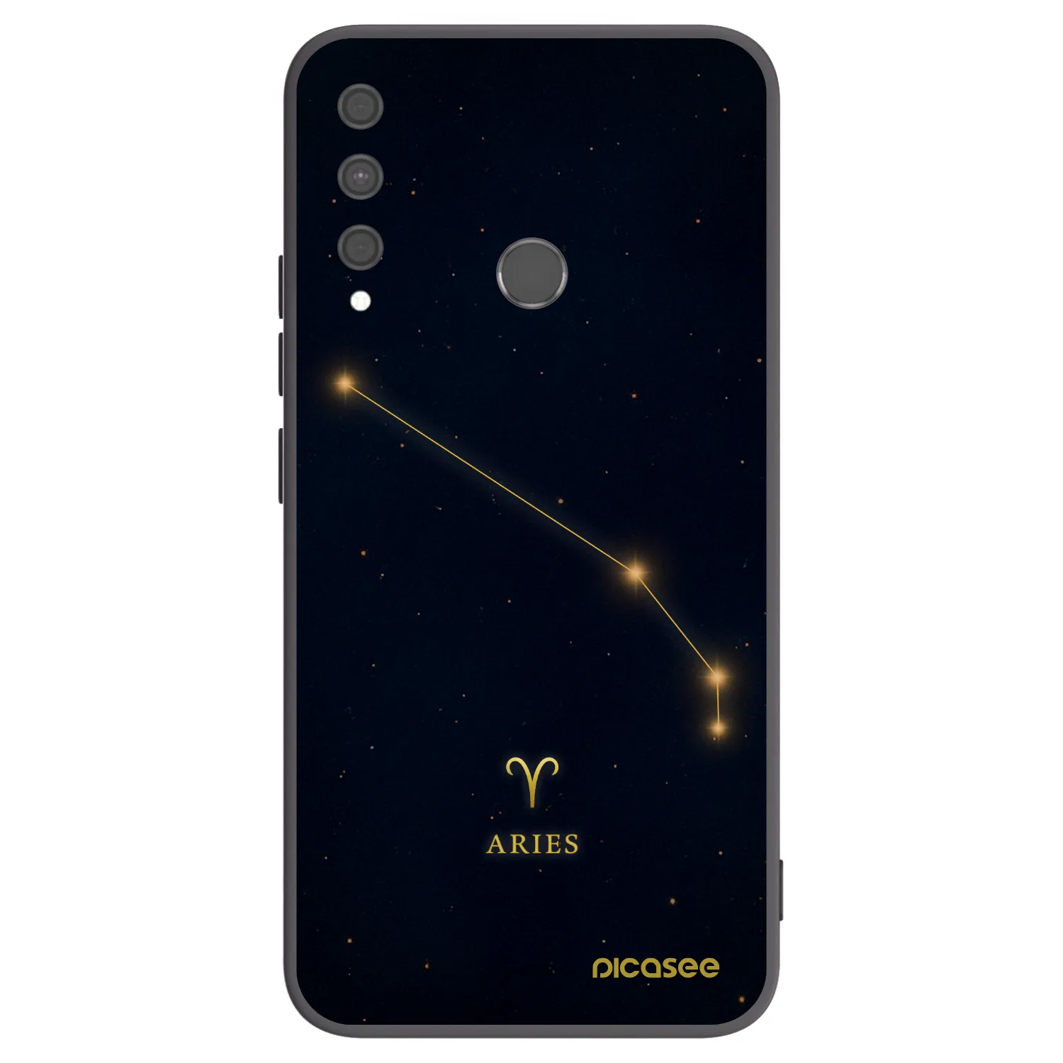 Picasee silikonski črni ovitek za Huawei P40 Lite E - ARIES