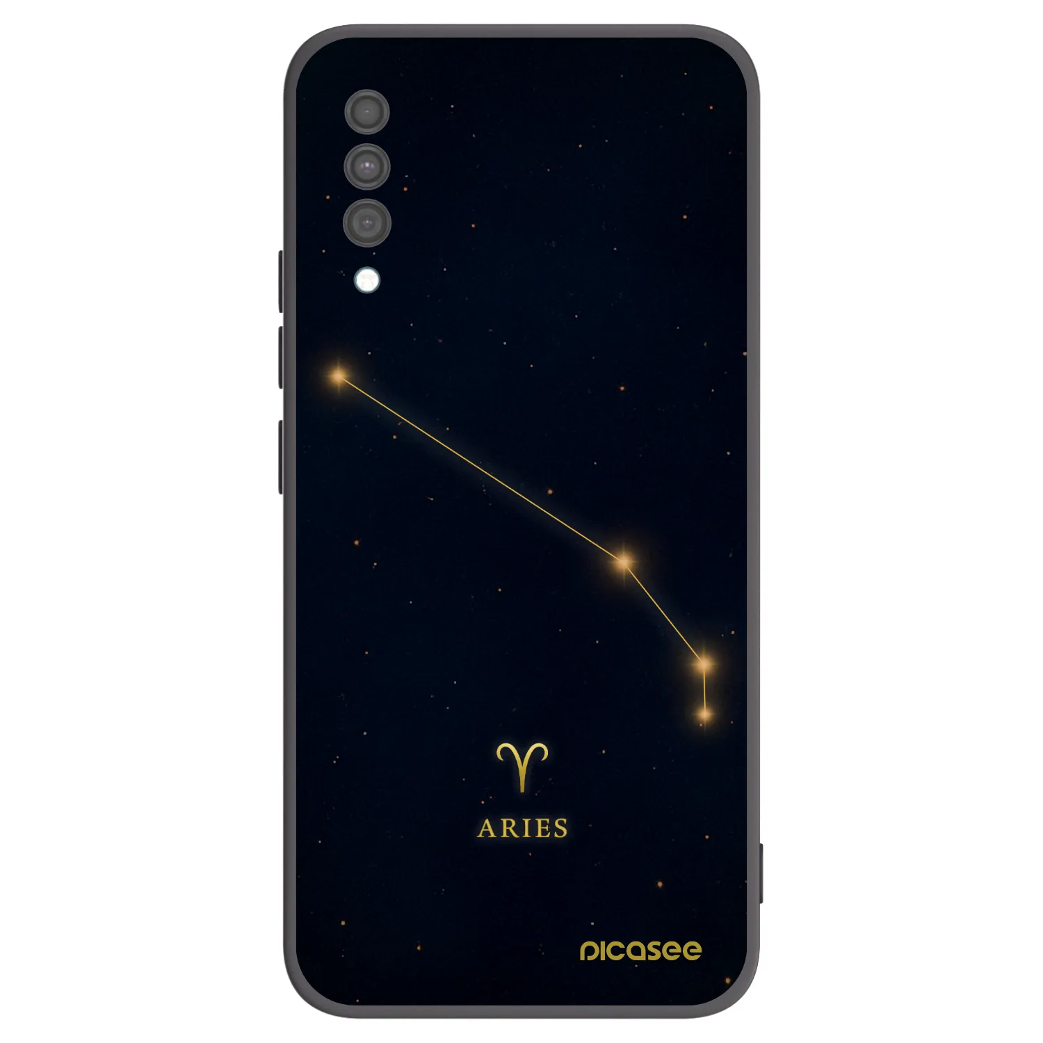 Picasee silikonski črni ovitek za Samsung Galaxy A30s A307F - ARIES