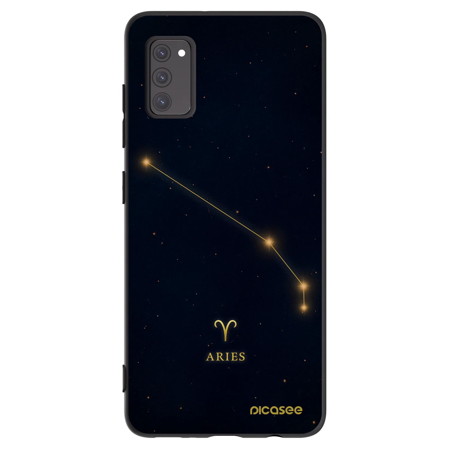 Picasee silikonski črni ovitek za Samsung Galaxy A41 A415F - ARIES