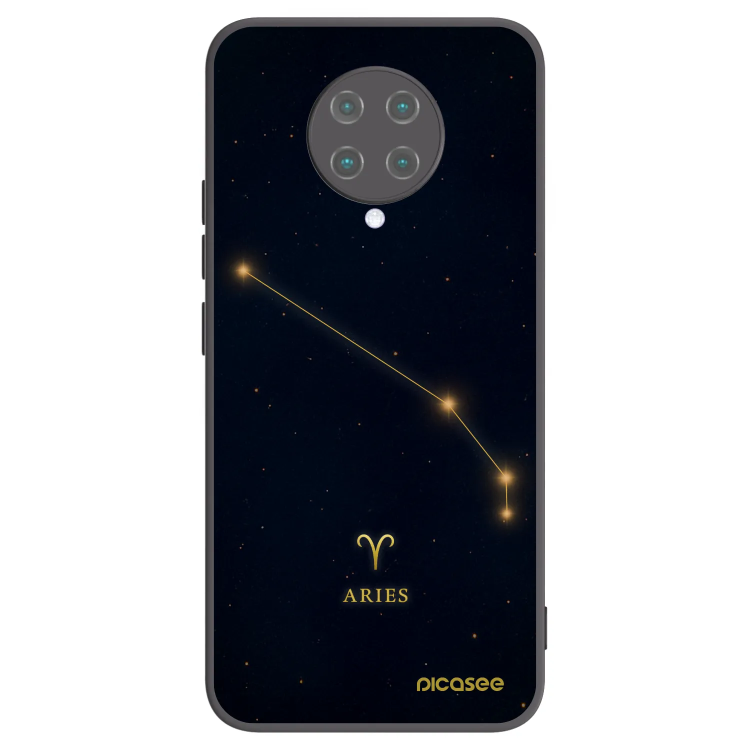 Picasee silikonski črni ovitek za Xiaomi Poco F2 Pro - ARIES
