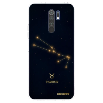 Picasee silikonski prozorni ovitek za Xiaomi Redmi 9 - TAURUS