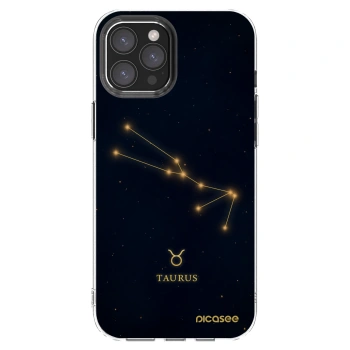 Picasee silikonski prozorni ovitek za Apple iPhone 12 Pro Max - TAURUS